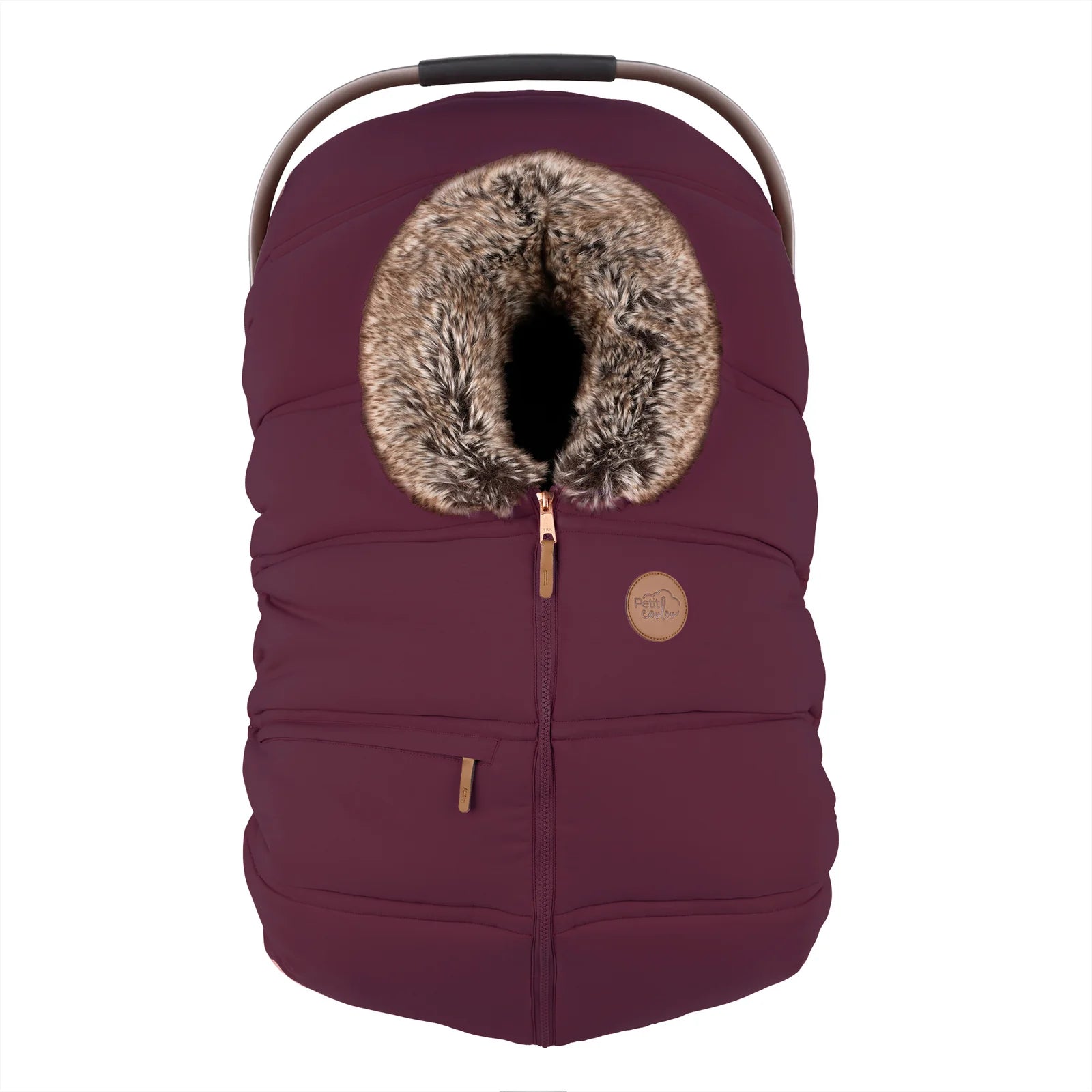 Housse hiver pour siège d'auto - Collection classique (-30°C à 5°C) - PRUNE - Institut MAIA