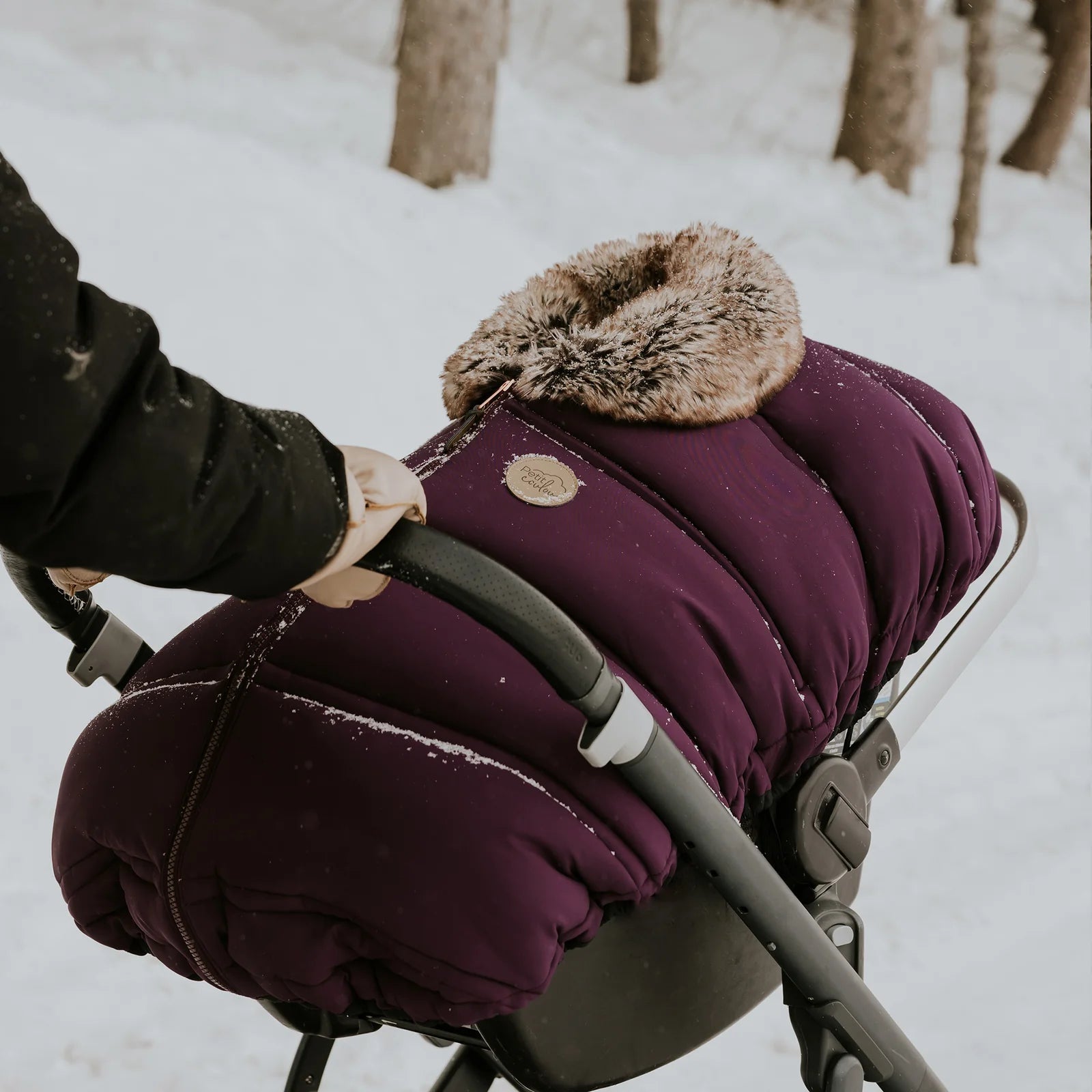 Housse hiver pour siège d'auto - Collection classique (-30°C à 5°C) - PRUNE - Institut MAIA