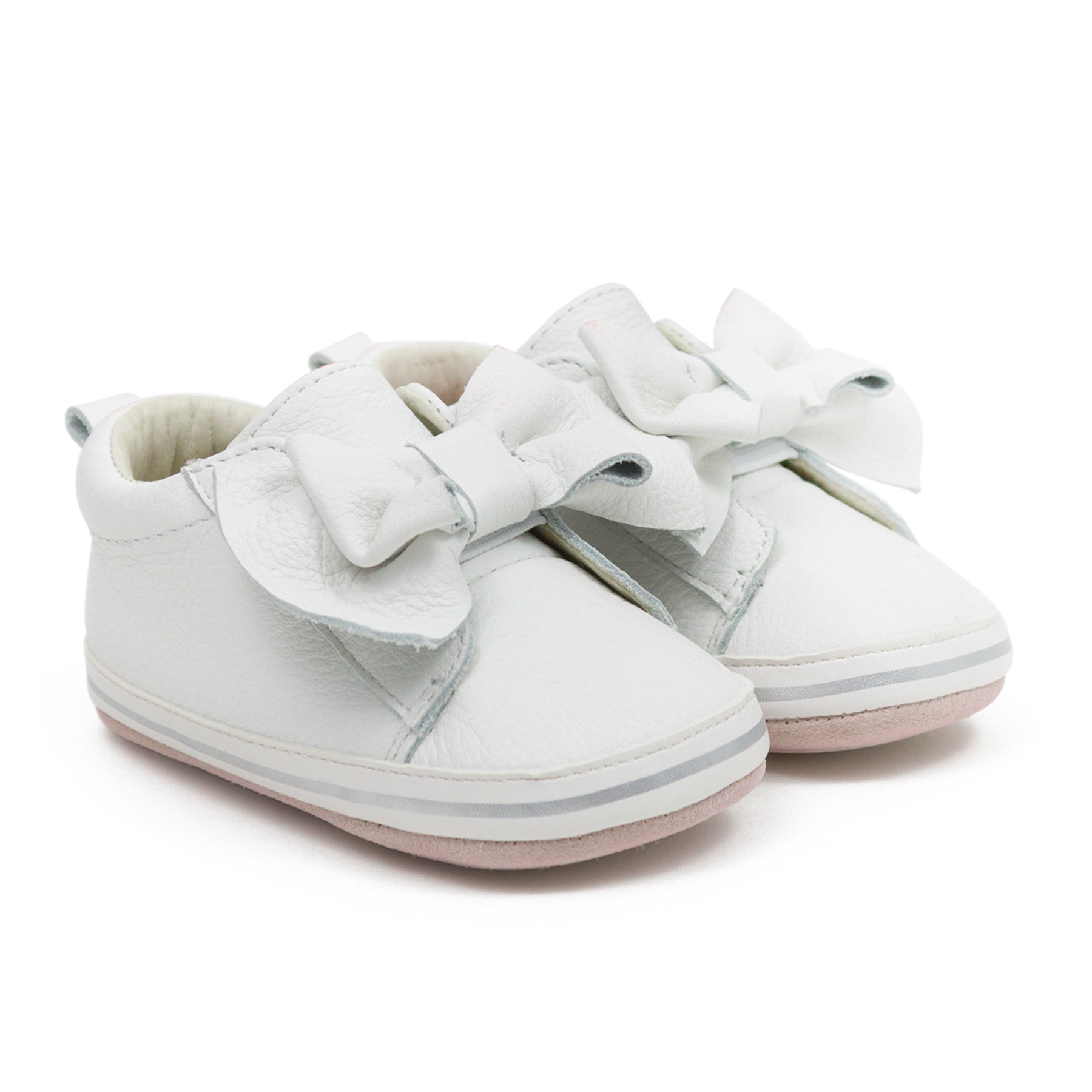 Chaussure 6-9 mois (Aria White) - Institut MAIA