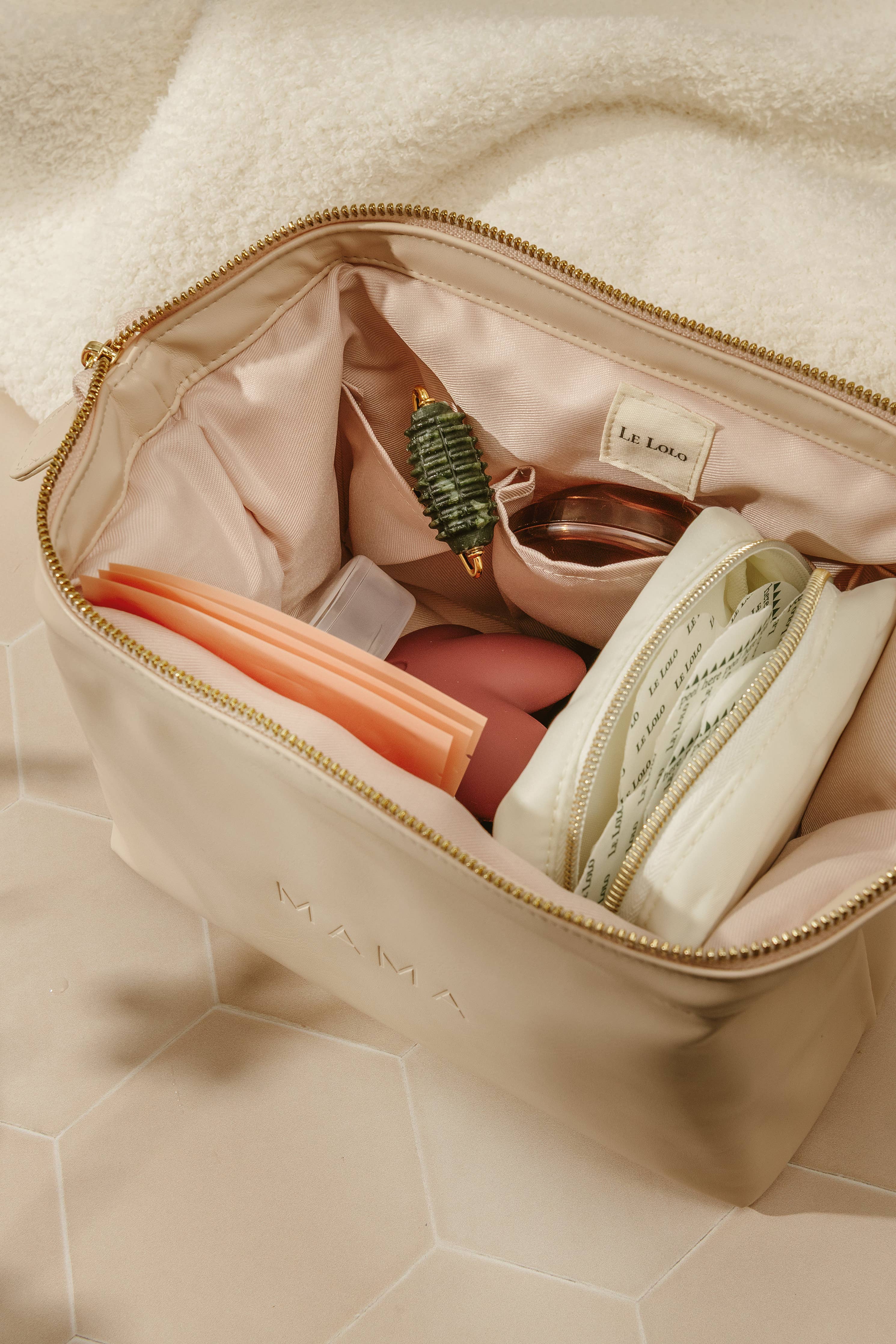 SAC MAMA DE TRANSPORT EN CUIR SOUPLE - Institut MAIA