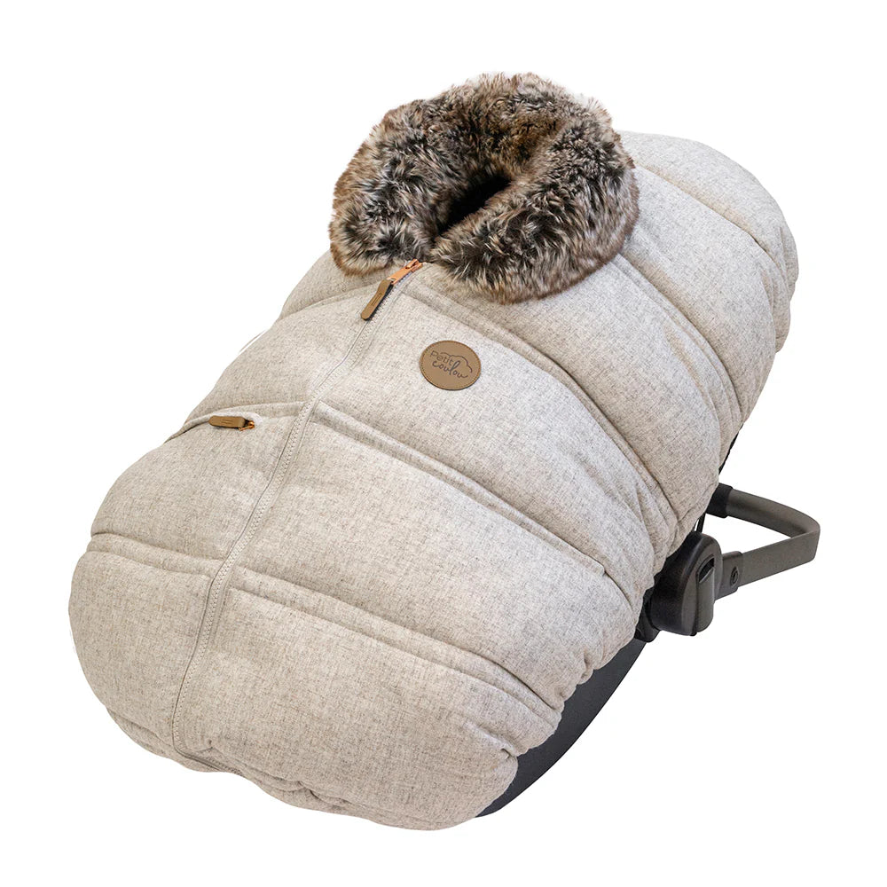 Housse hiver pour siège d'auto - Collection laine (-30°C à 5°C) - SELENITE - Institut MAIA