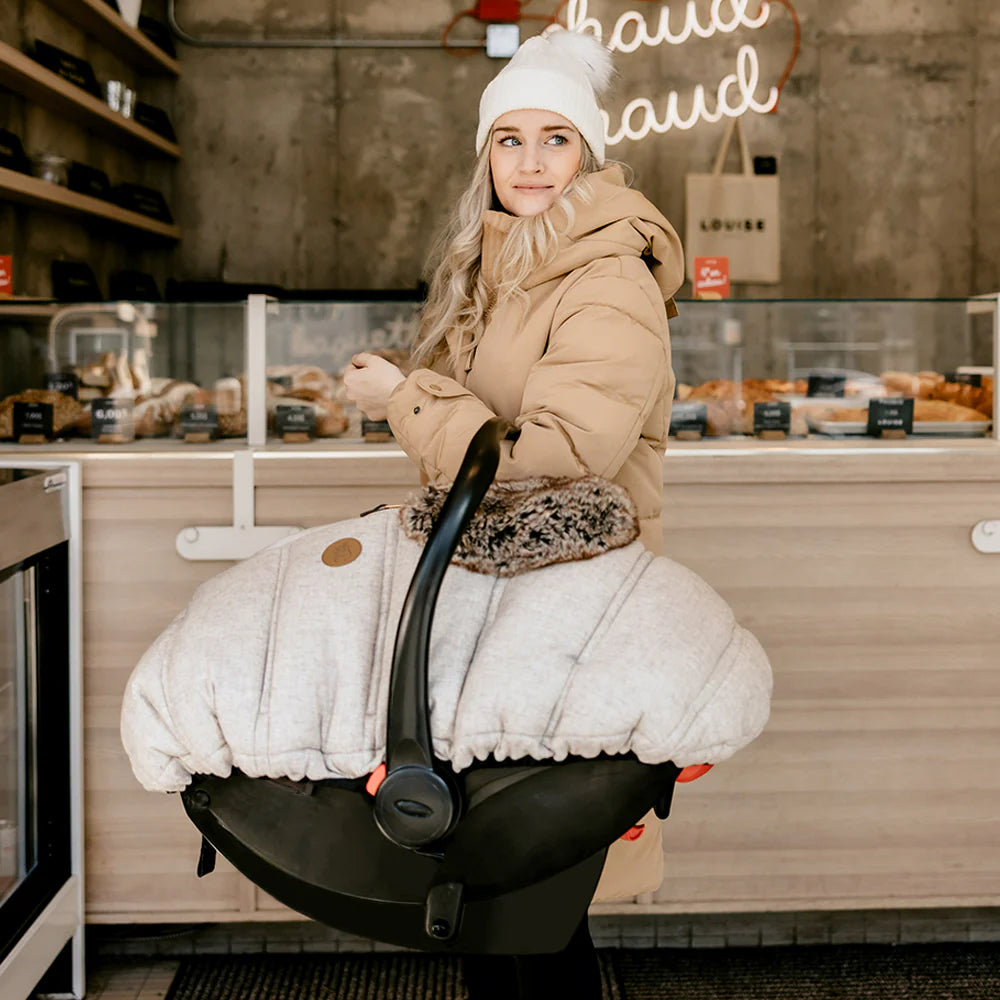 Housse hiver pour siège d'auto - Collection laine (-30°C à 5°C) - SELENITE - Institut MAIA