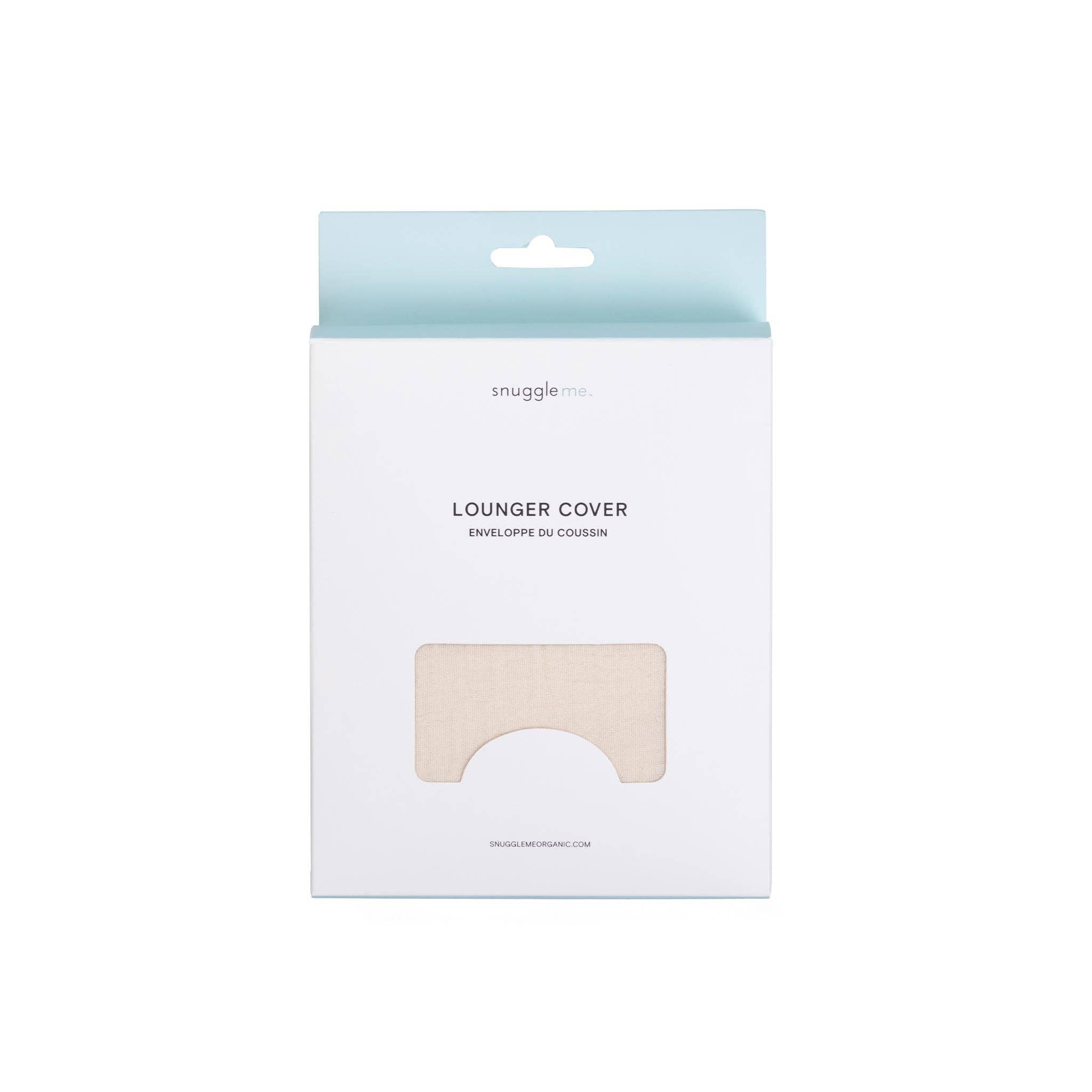 Housse en mousseline pour coussin Snuggle Me Lounger Curve - Naturel - Institut MAIA