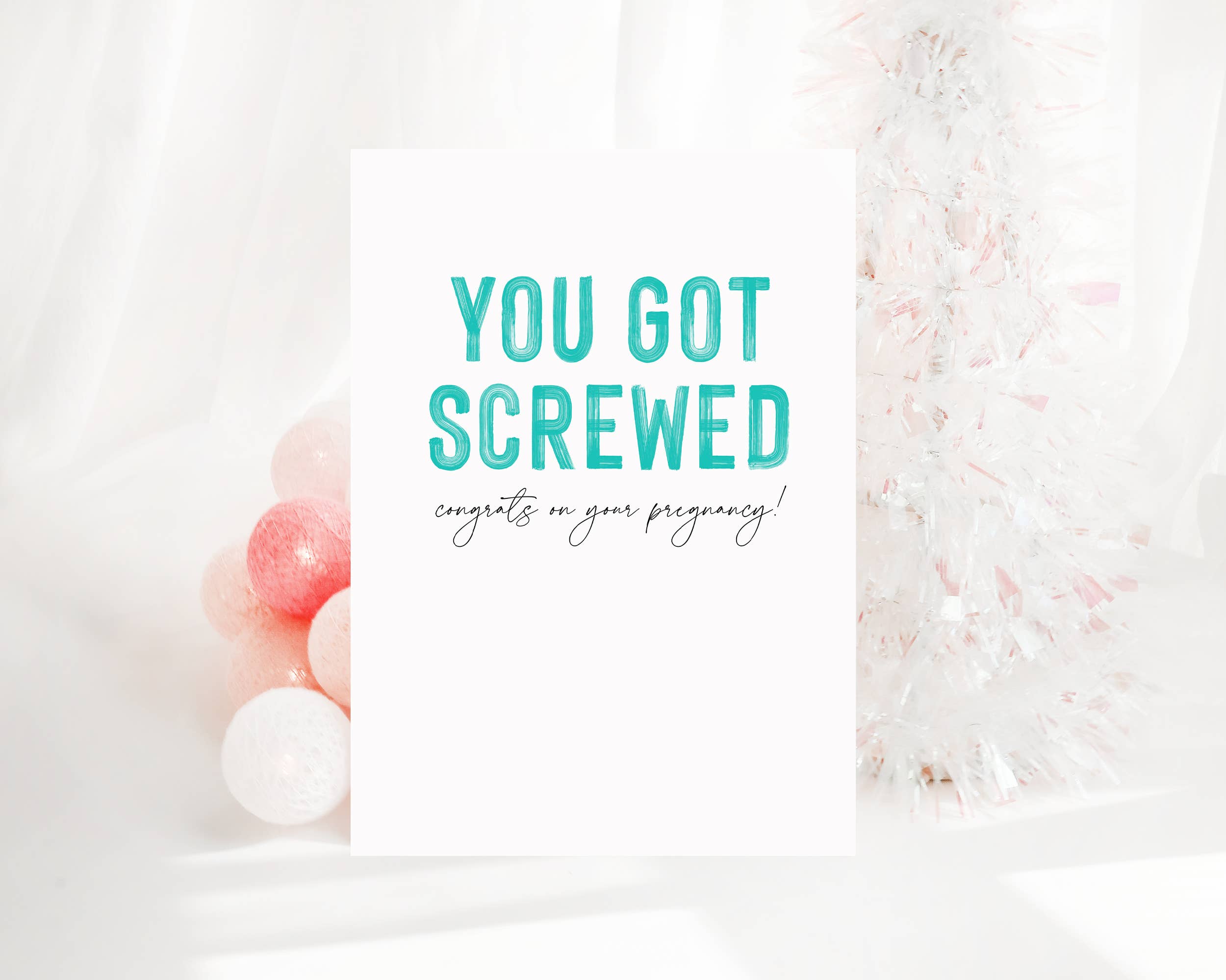CARTE - YOU GOT SCREWED - Institut MAIA