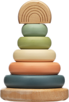 JOUET DE TOUR EMPILABLE EN BOIS - Institut MAIA