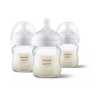 BIBERON EN VERRE NATURAL - 4oz 3pk - Institut MAIA