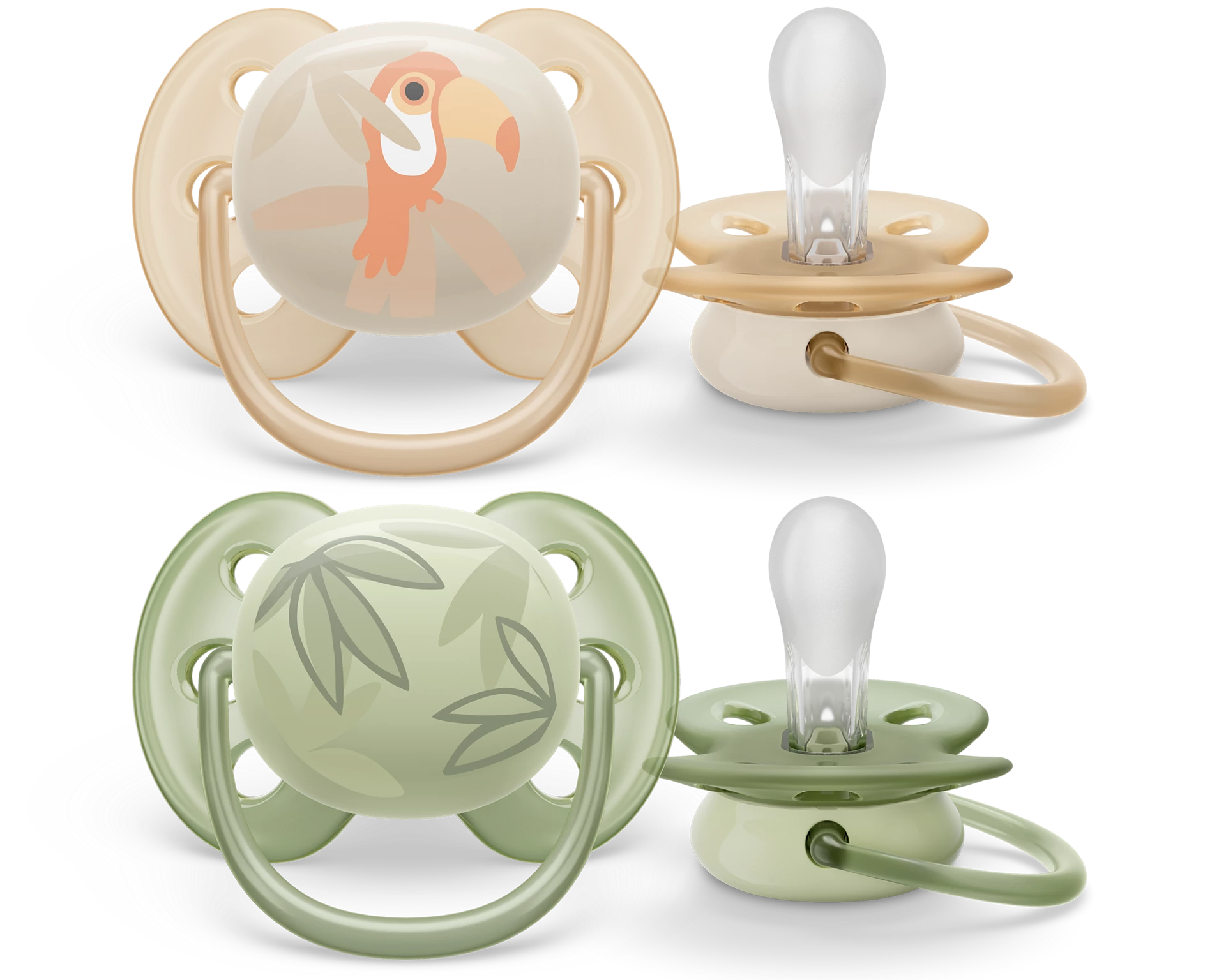 SUCE AVENT ORTHODONTIQUE ULTRA SOFT 0-6 MOIS (LOT DE 2) - Institut MAIA