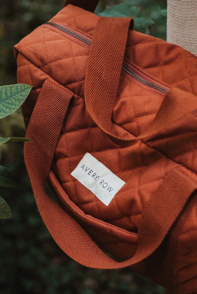 SAC À COUCHES MATELASSÉ EN COTON BIOLOGIQUE - Institut MAIA