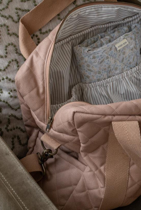 SAC À COUCHES MATELASSÉ EN COTON BIOLOGIQUE - Institut MAIA