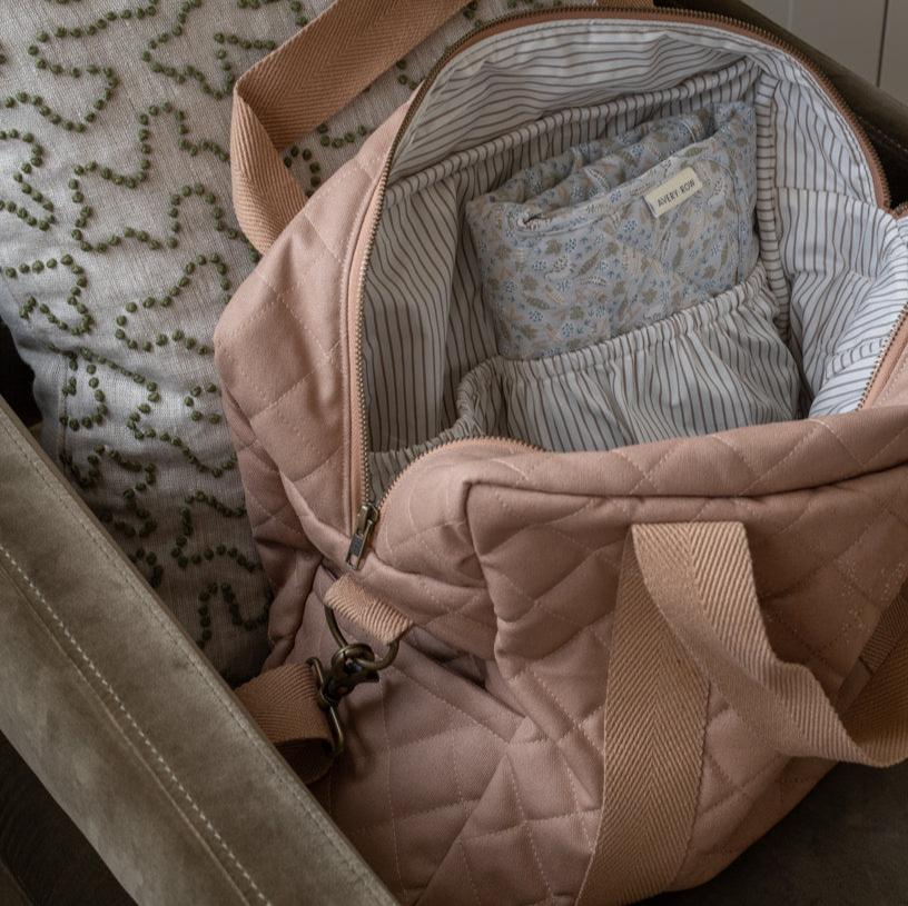 SAC À COUCHES MATELASSÉ EN COTON BIOLOGIQUE - Institut MAIA