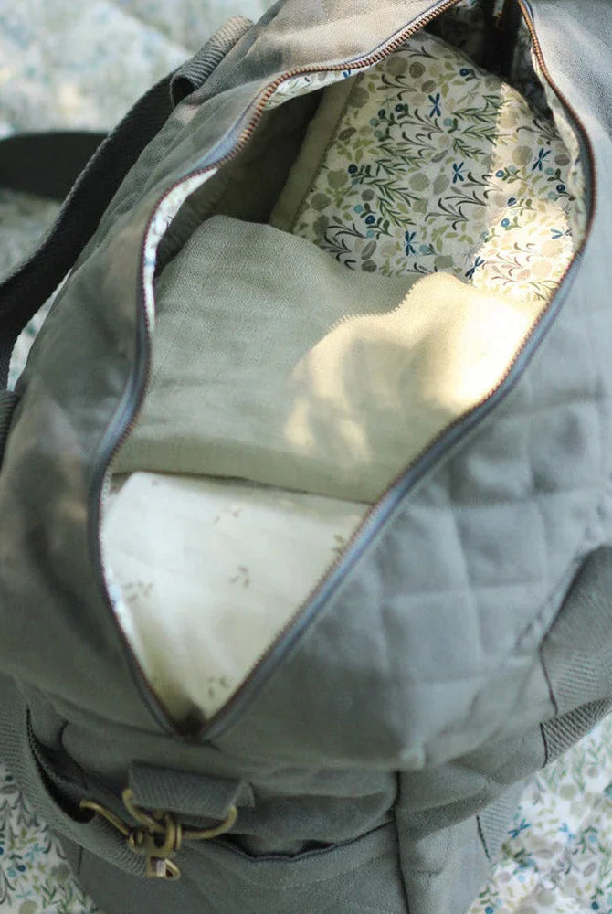 SAC À COUCHES MATELASSÉ EN COTON BIOLOGIQUE - Institut MAIA