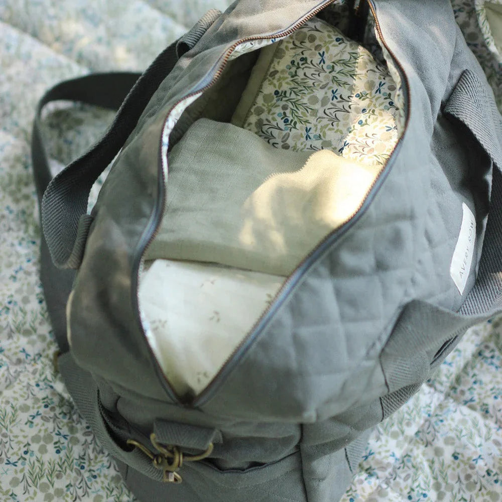 SAC À COUCHES MATELASSÉ EN COTON BIOLOGIQUE - Institut MAIA