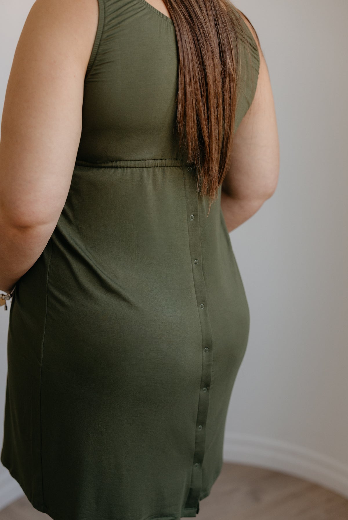 ROBE D'ACCOUCHEMENT PREMIUM EN BAMBOU - SIGNÉE MAÏA - Institut MAIA