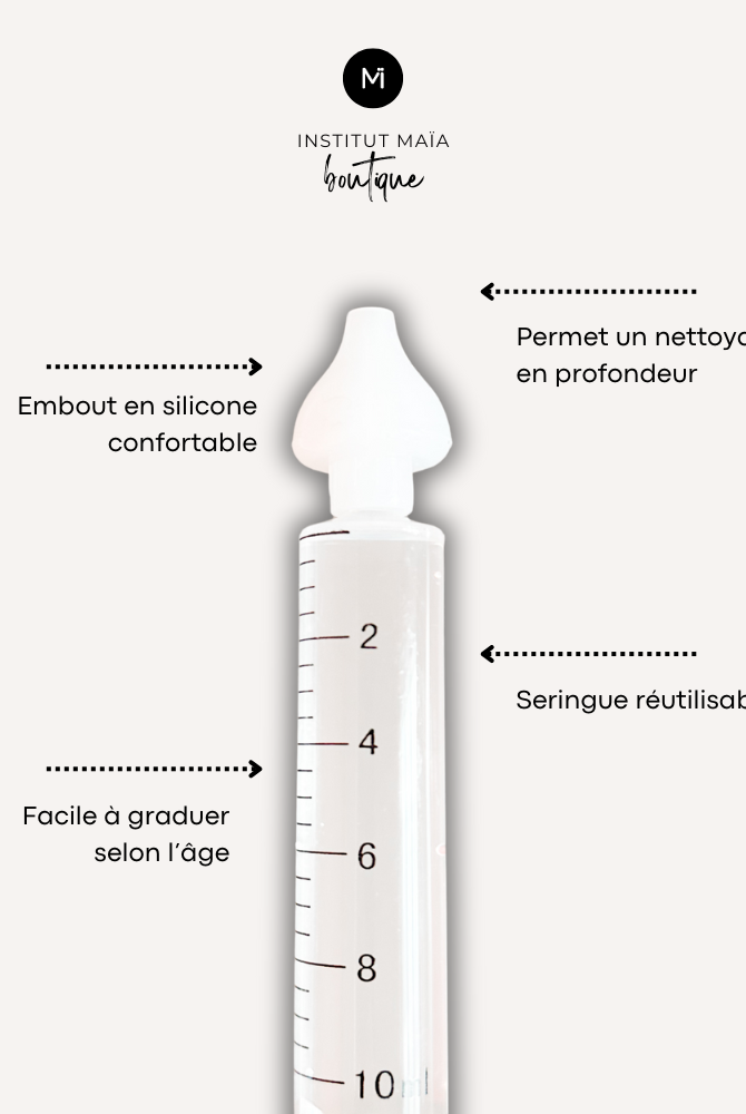 IRRIGATEUR NASAL MAÏA - 1O ML - Institut MAIA