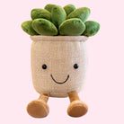 Peluche Succulente Souriante de 8" - Décoration Maison/Bureau - Institut MAIA