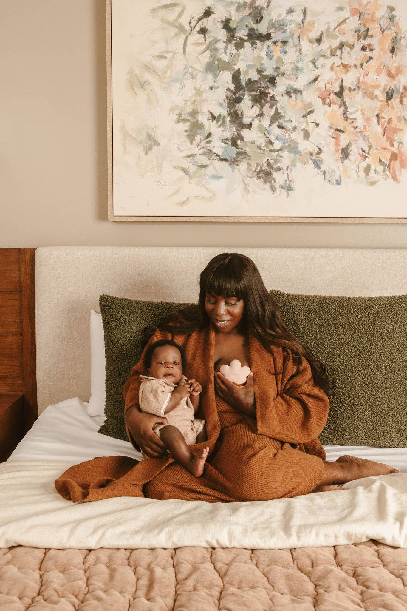 MASSEUR DE LACTATION EN FORME DE FLEUR - Institut MAIA