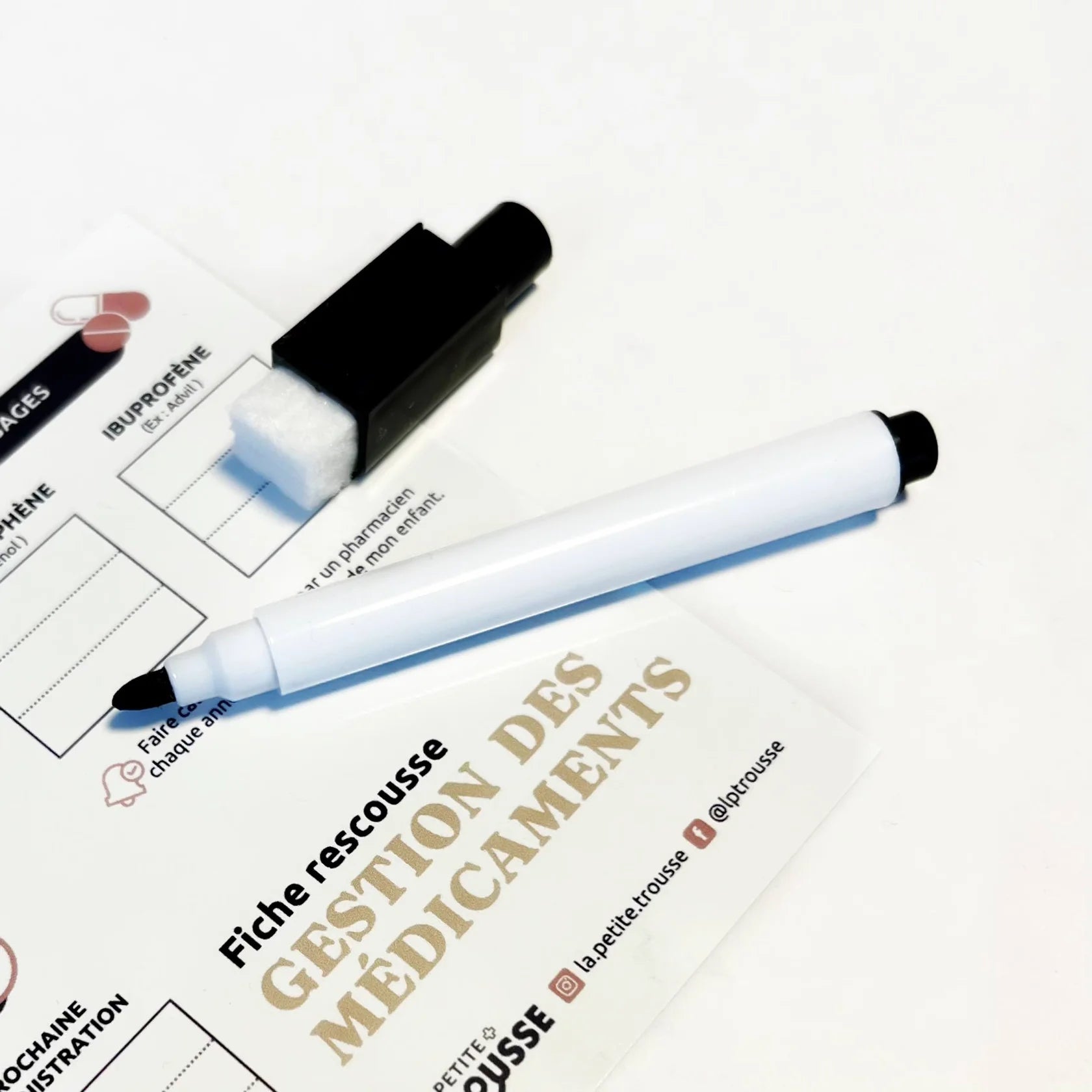 FICHE GESTION DES MÉDICAMENTS MAGNÉTIQUE - Institut MAIA