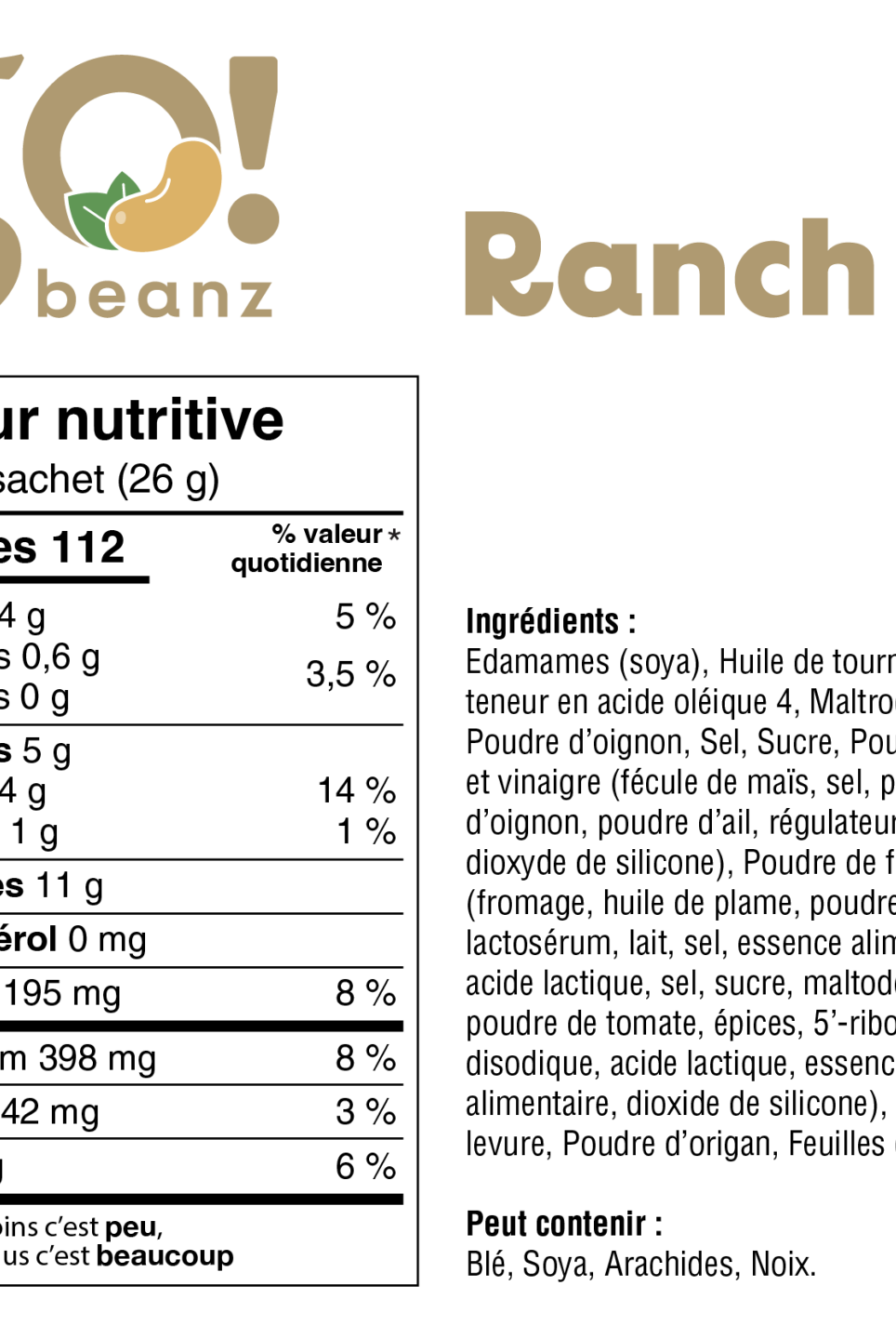 GO! BEANZ - EDAMAMES RÔTIES - Institut MAIA