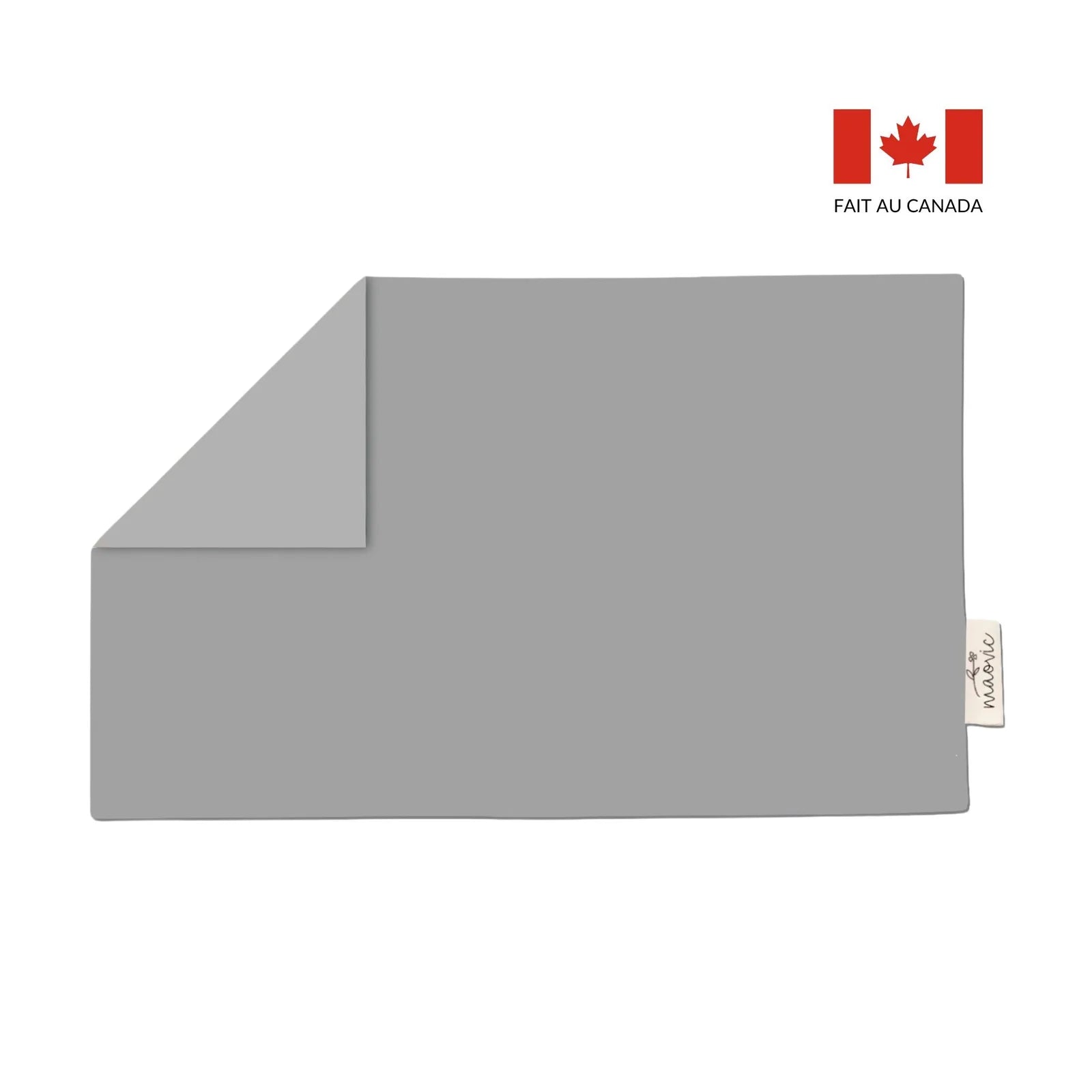 HOUSSE MINI OREILLER  - GRIS SOURIS LYOCELL - Institut MAIA