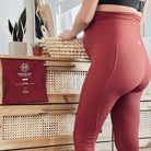 LEGGING ATHENA - TERRA COTTA - Institut MAIA