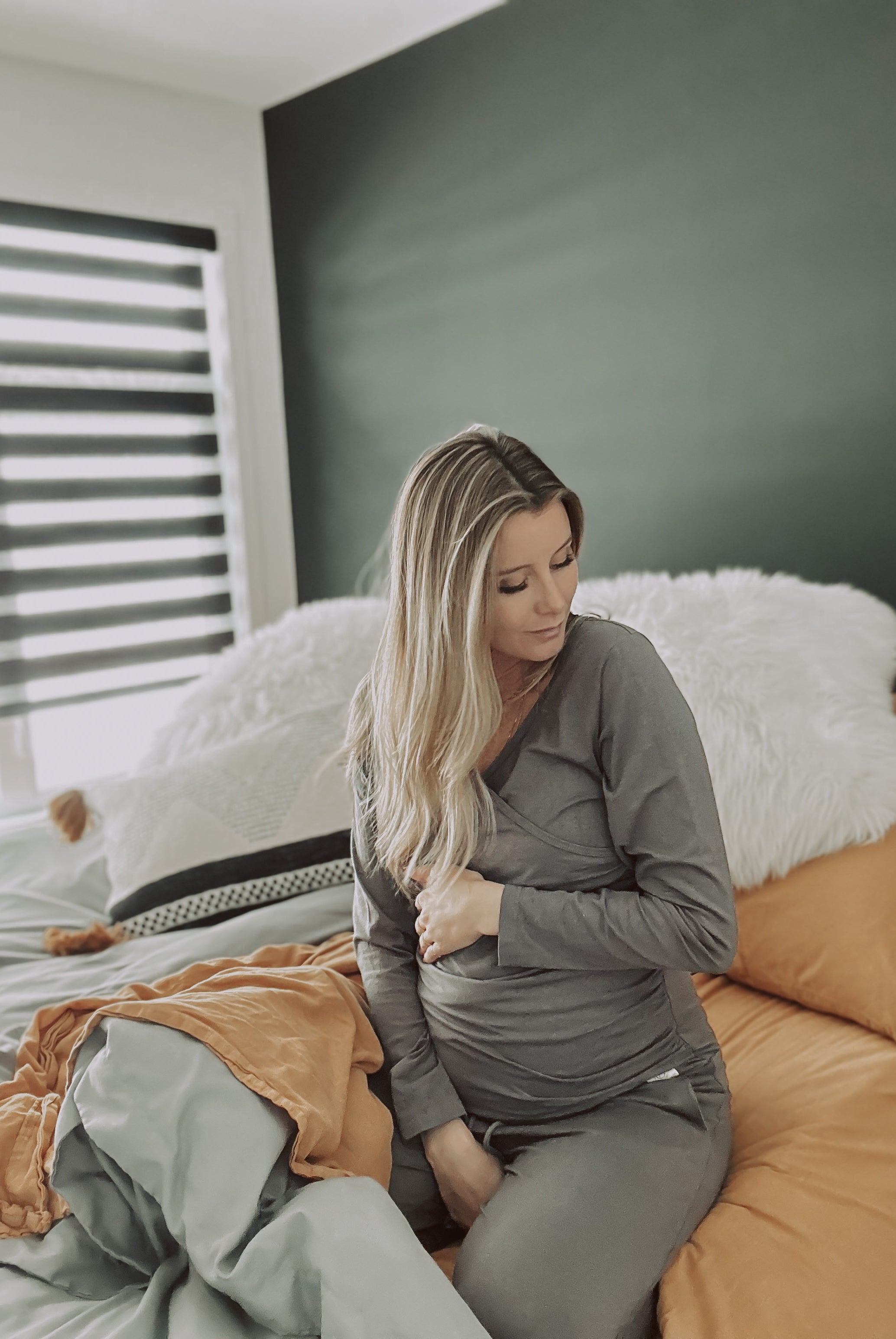 ENSEMBLE PYJAMA GAÏA - CHARCOAL - Institut MAIA