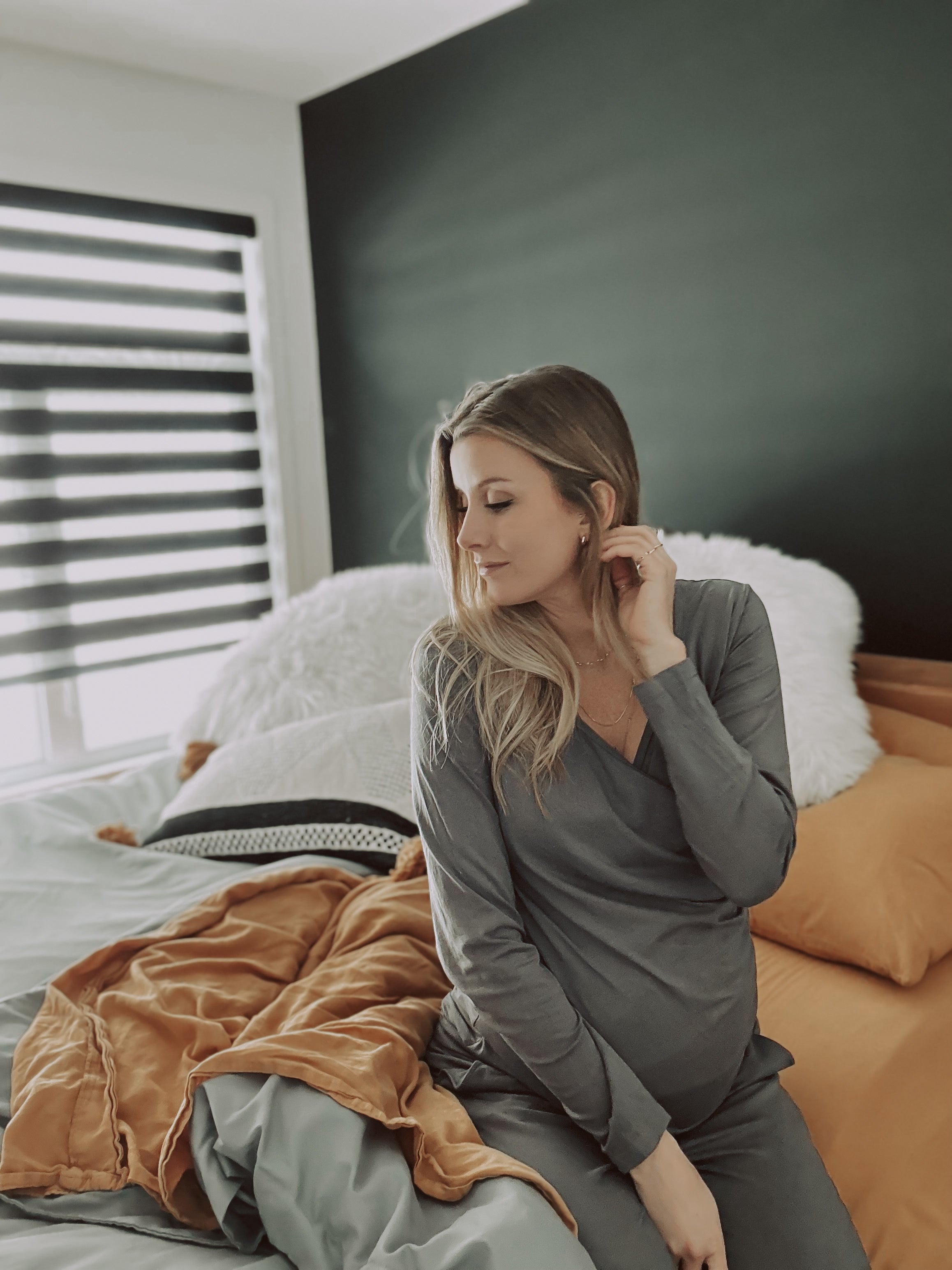 ENSEMBLE PYJAMA GAÏA - CHARCOAL - Institut MAIA