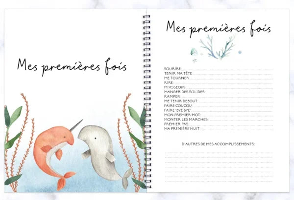 COMBO GROSSESSE & BÉBÉ - BALEINES EN FOLIE - Institut MAIA