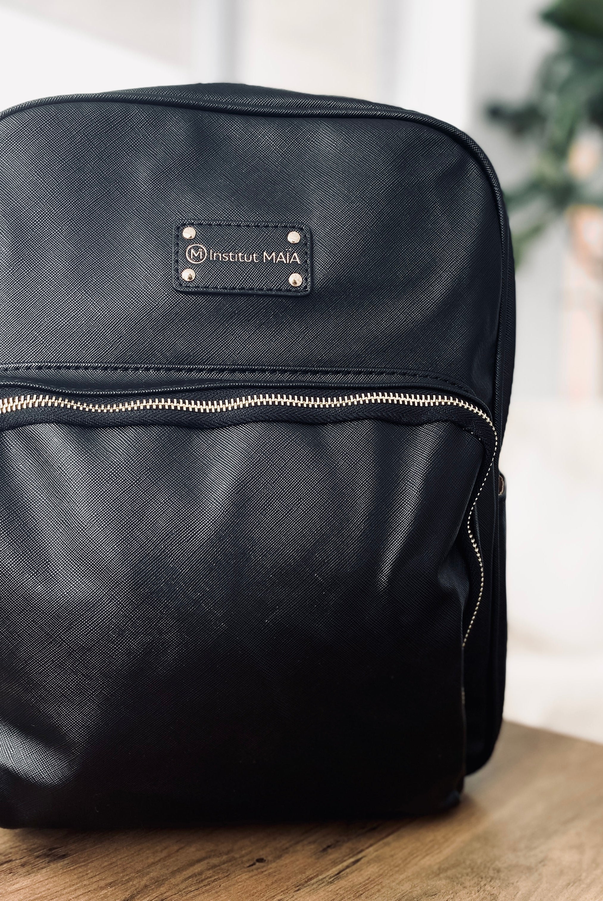 SAC À COUCHES MAÏA VEGAN - NOIR - Institut MAIA