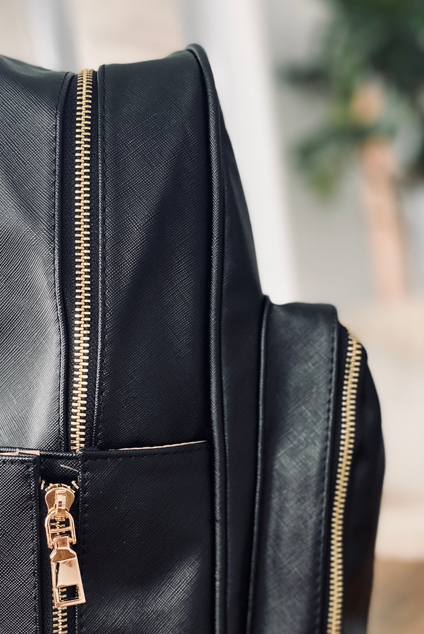 SAC À COUCHES MAÏA VEGAN - NOIR - Institut MAIA