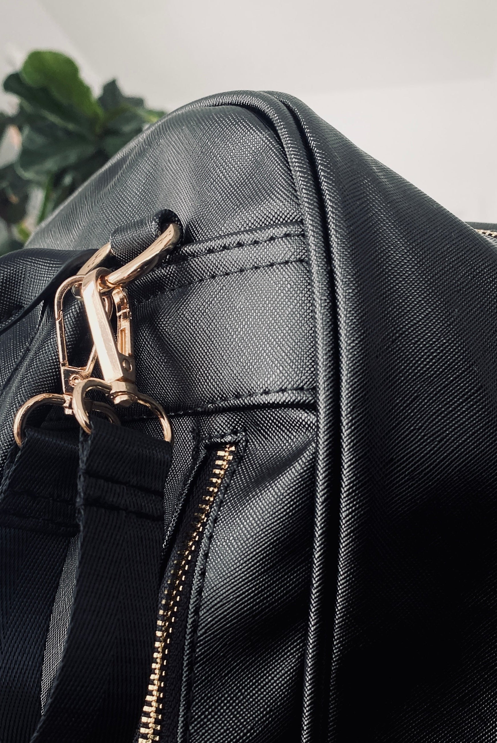 SAC À COUCHES MAÏA VEGAN - NOIR - Institut MAIA