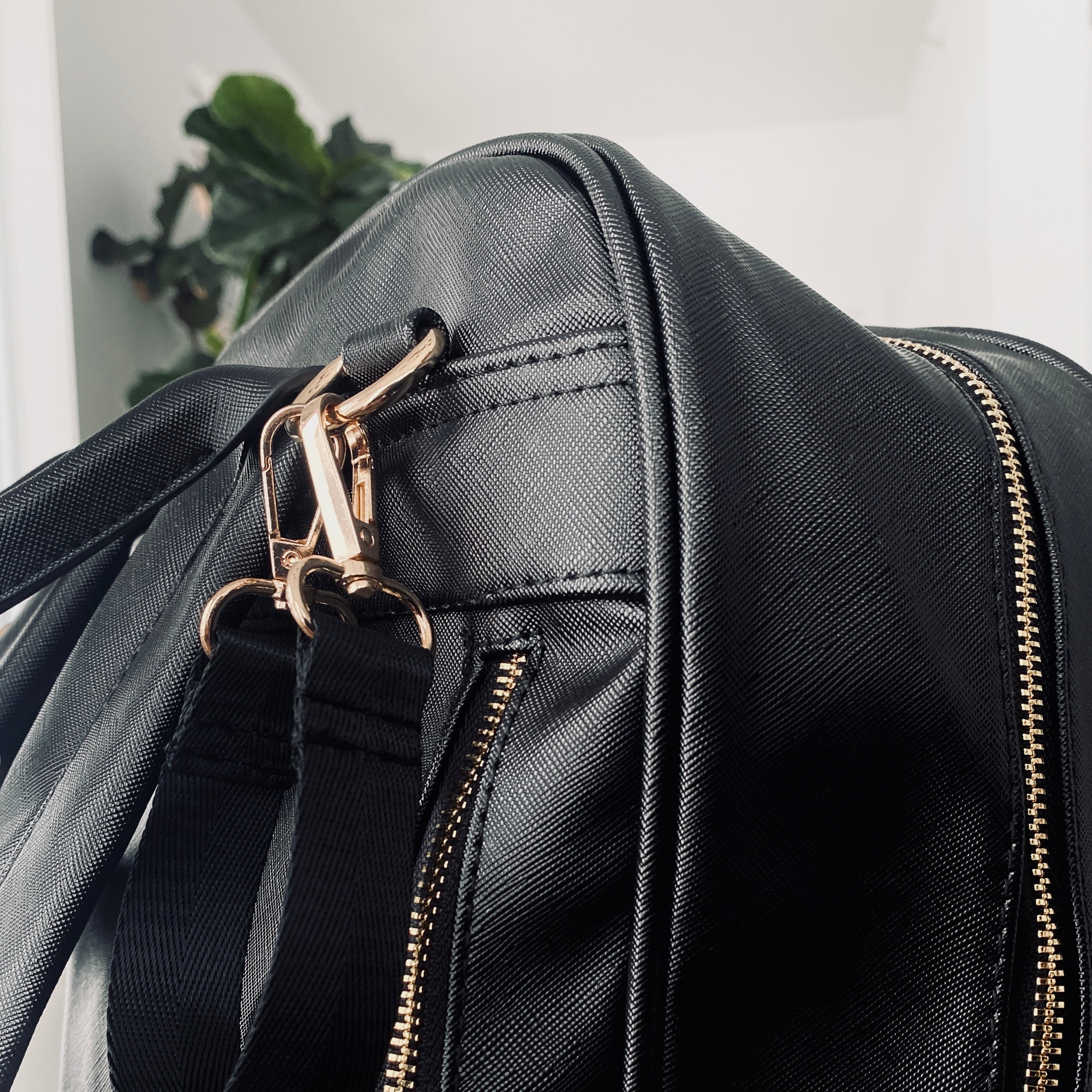 SAC À COUCHES MAÏA VEGAN - NOIR - Institut MAIA