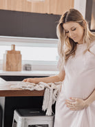 ROBE T-SHIRT DE MATERNITÉ AKNA - LILAS - Institut MAIA