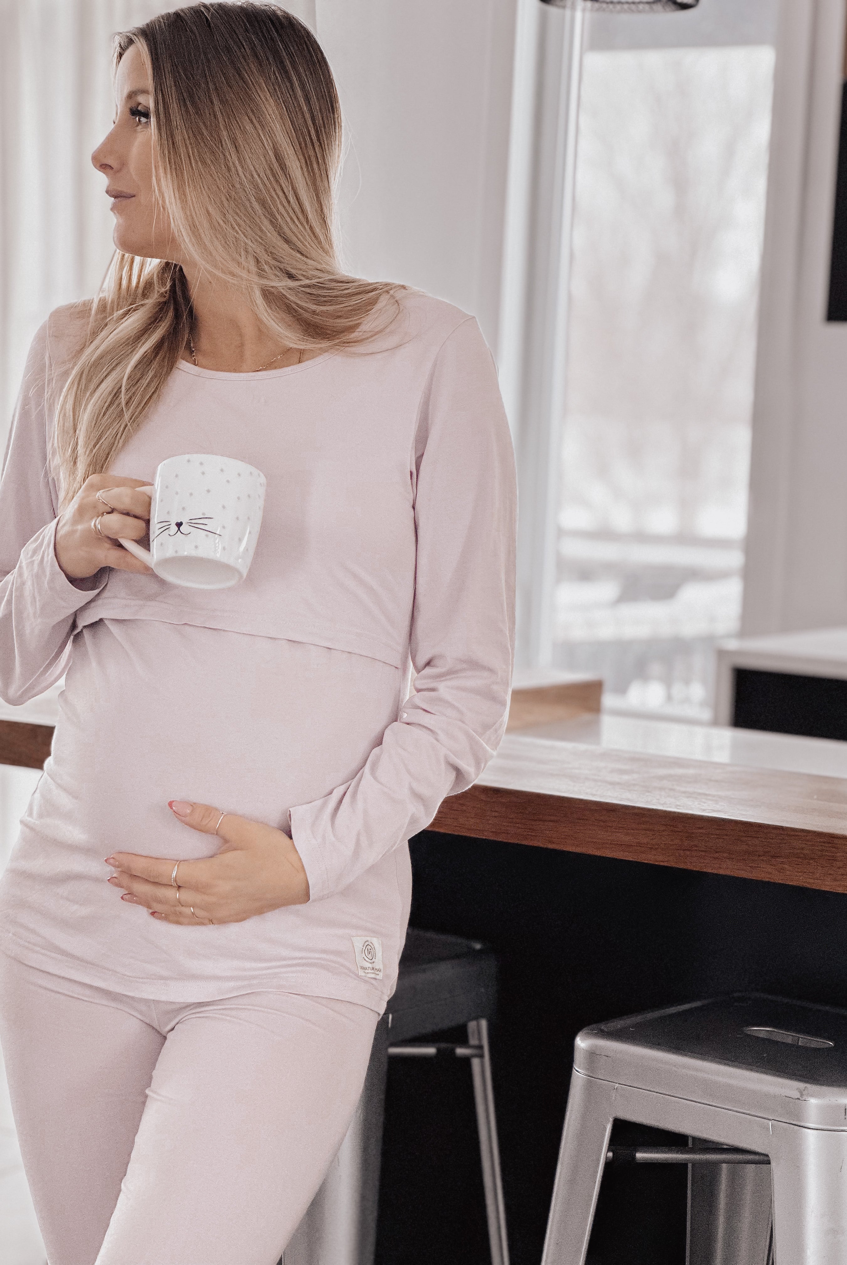 ENSEMBLE PYJAMA FLORA - LILAS - Institut MAIA