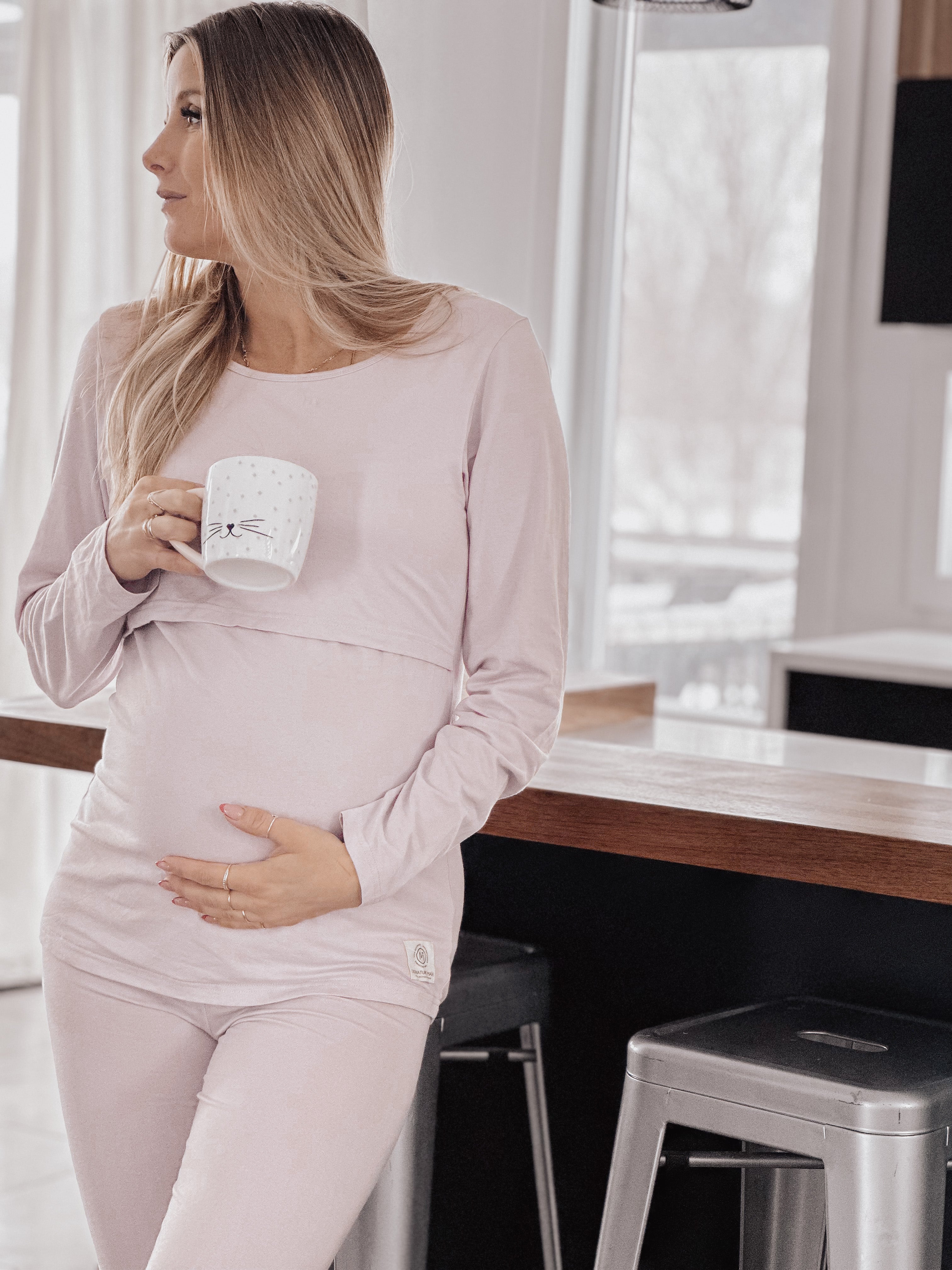 ENSEMBLE PYJAMA FLORA - LILAS - Institut MAIA