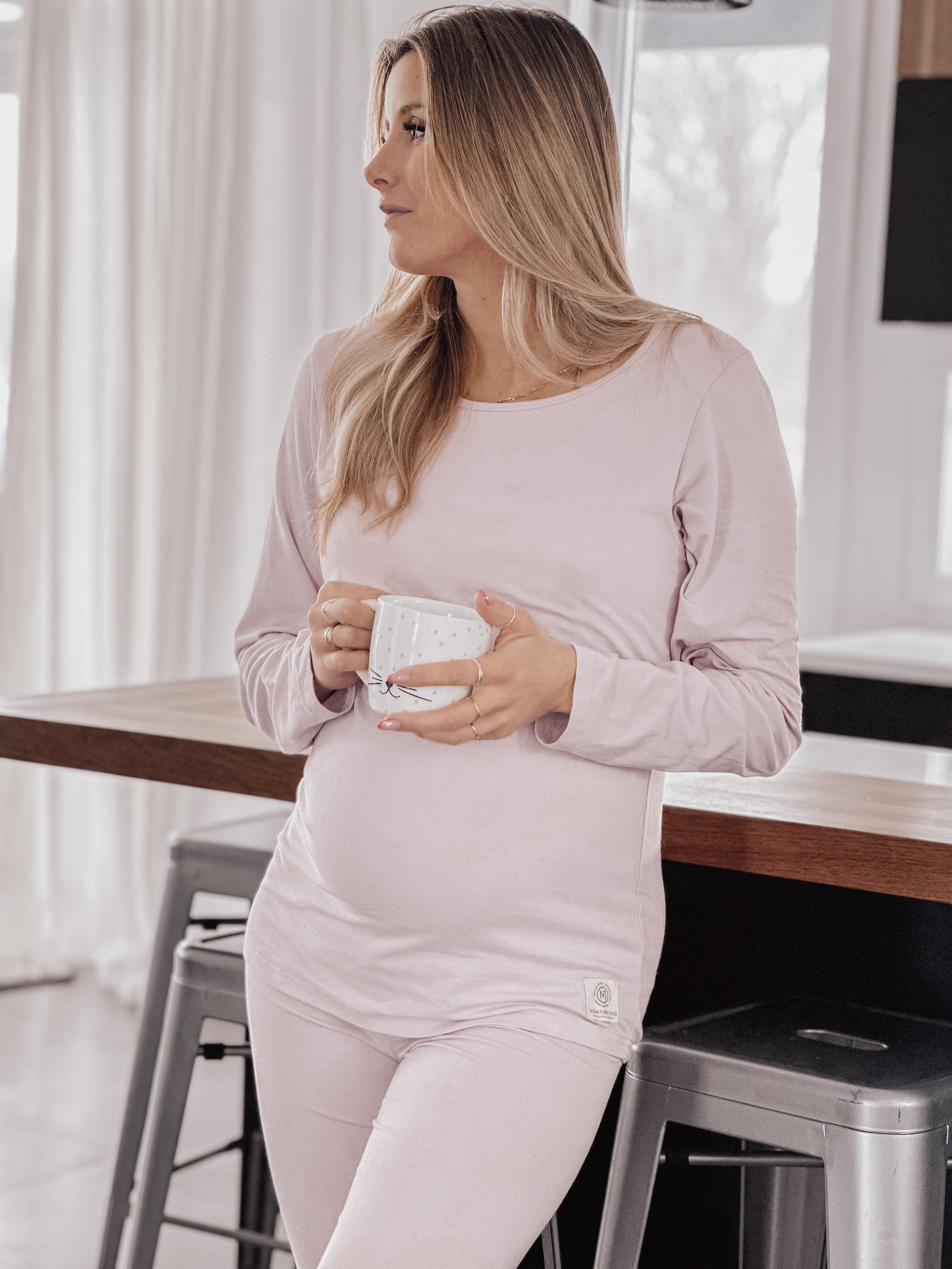 ENSEMBLE PYJAMA FLORA - LILAS - Institut MAIA
