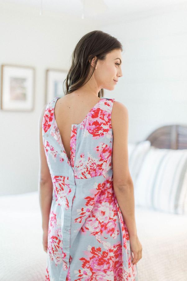 ROBE D'ACCOUCHEMENT - FLEURAL - Institut MAIA