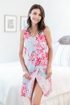 ROBE D'ACCOUCHEMENT - FLEURAL - Institut MAIA