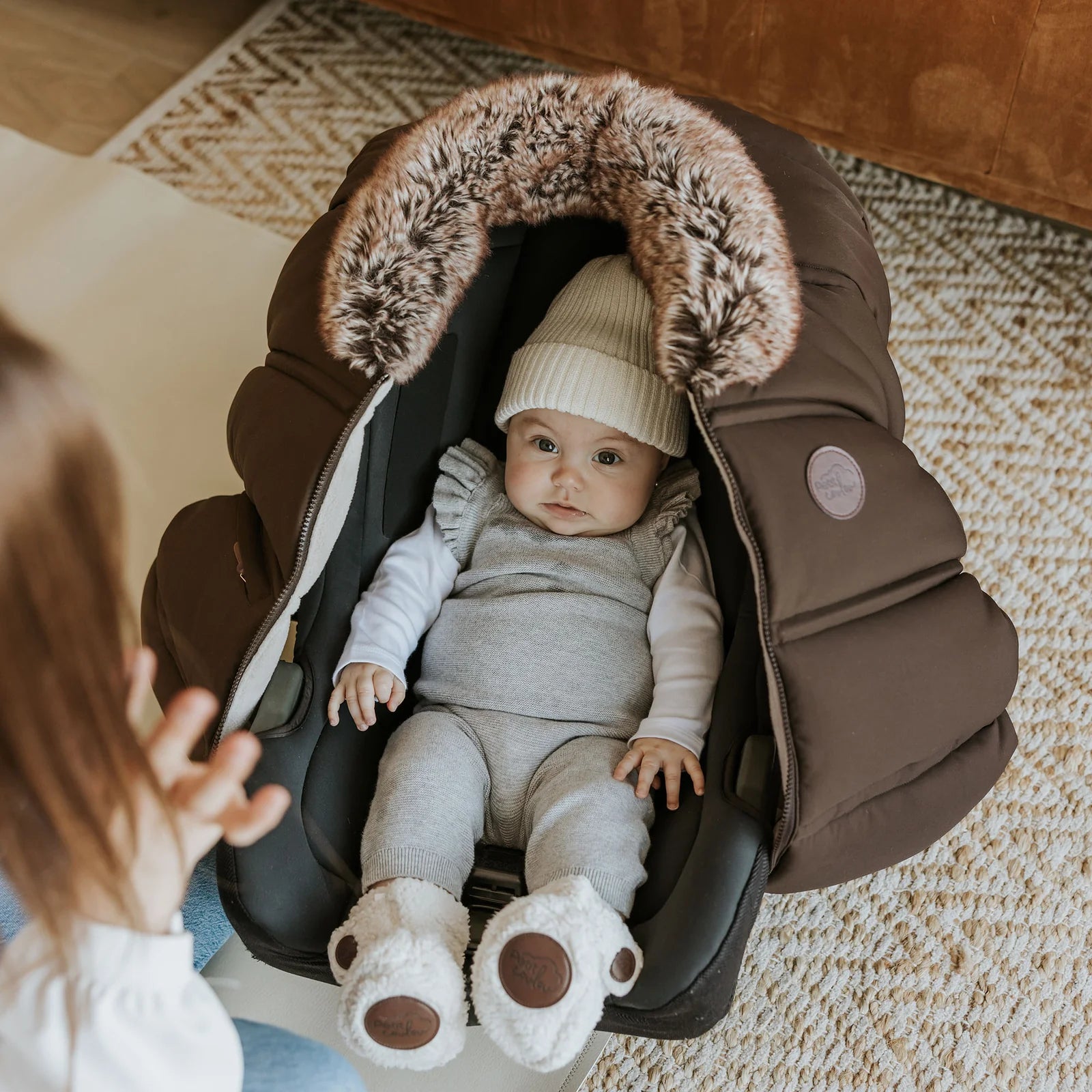 Housse hiver pour siège d'auto - Collection classique (-30°C à 5°C) - CAFÉ - Institut MAIA