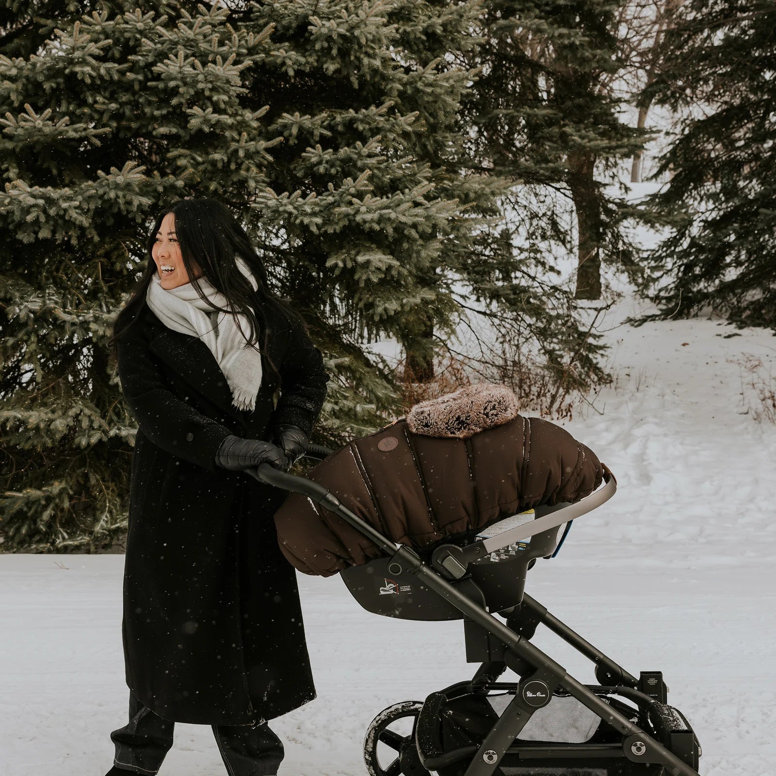 Housse hiver pour siège d'auto - Collection classique (-30°C à 5°C) - CAFÉ - Institut MAIA