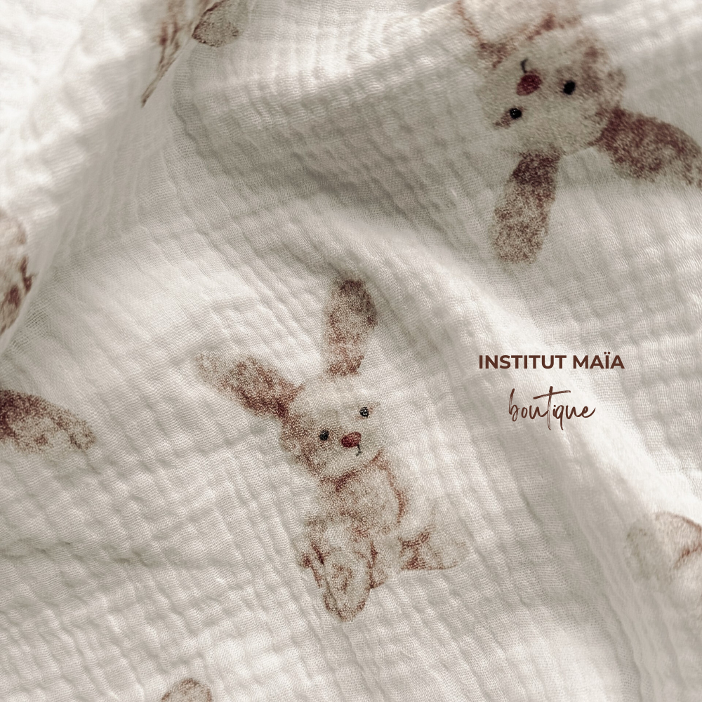 SERVIETTE DE BAIN EN MOUSSELINE MAÏA 2.0 - Institut MAIA