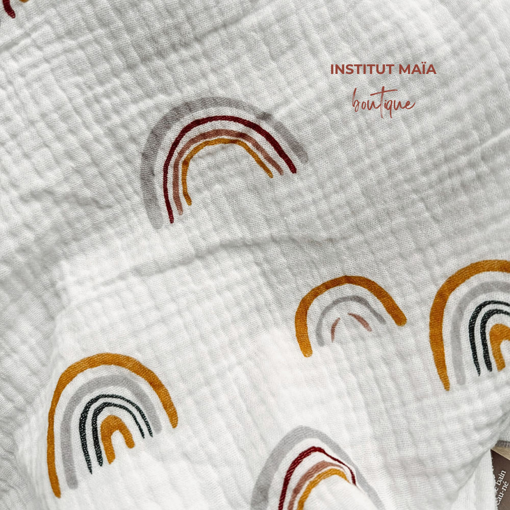 SERVIETTE DE BAIN EN MOUSSELINE MAÏA 2.0 - Institut MAIA