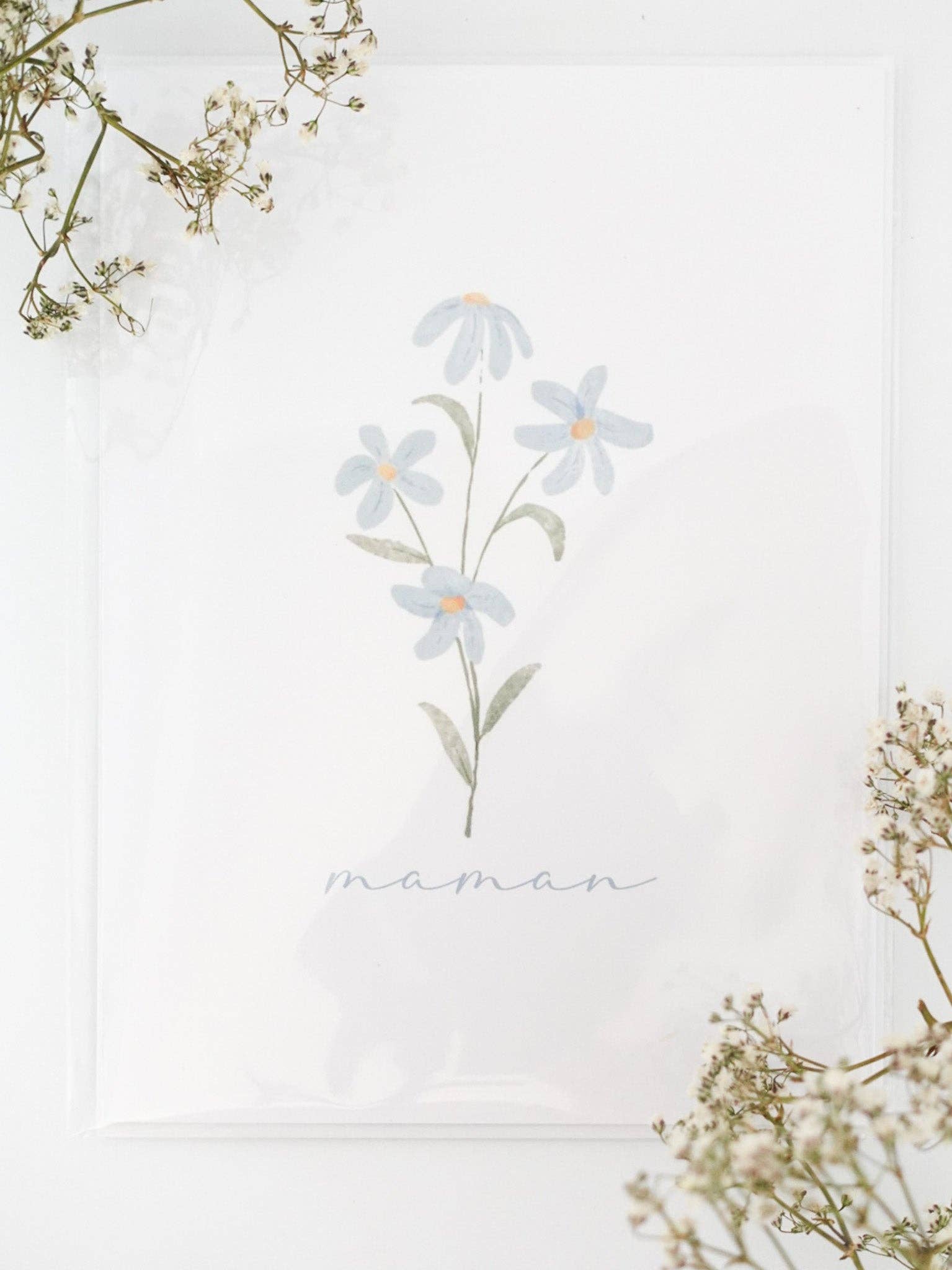 CARTE DE FÊTE DES MÈRES BOUQUET - Institut MAIA