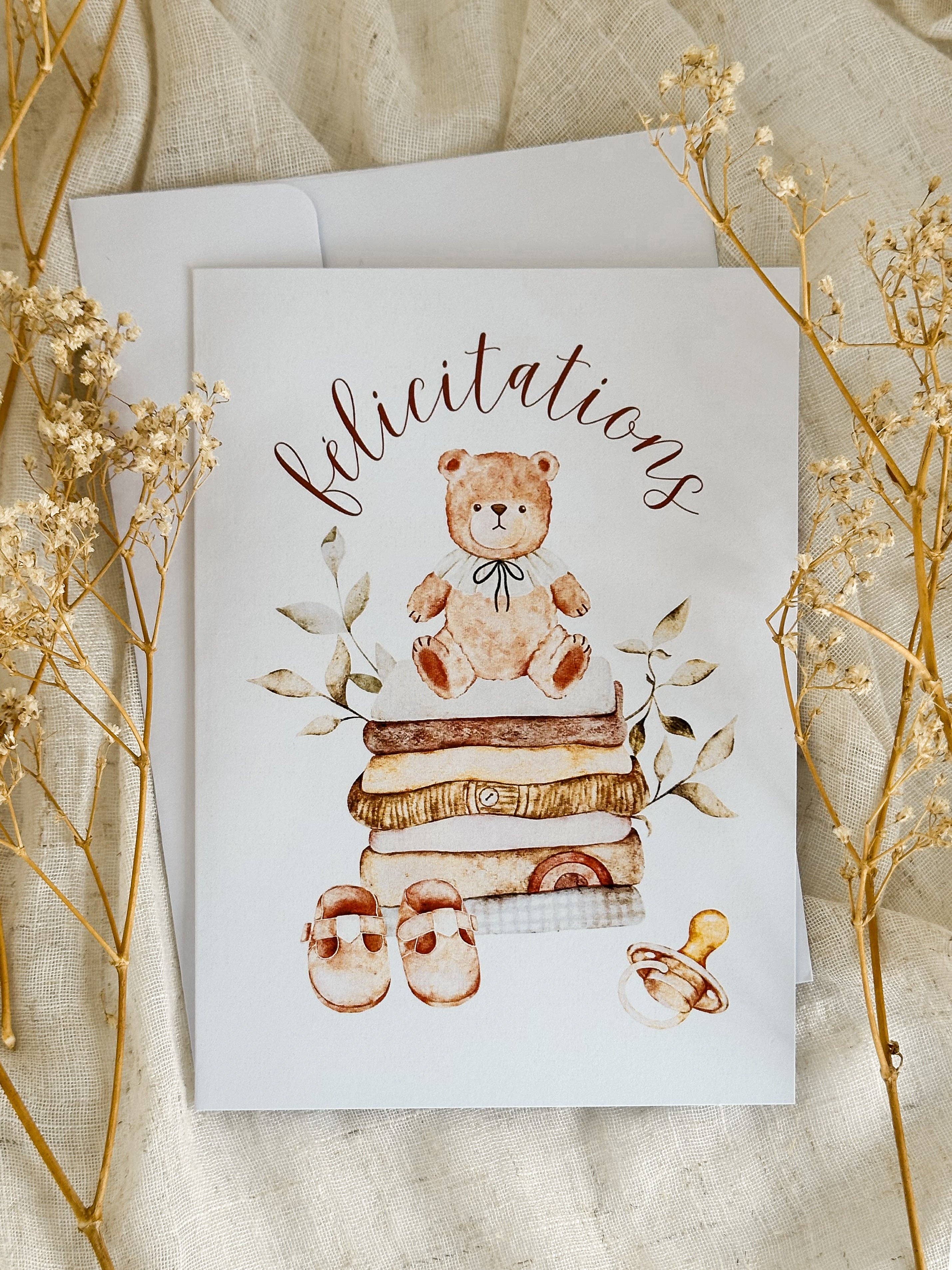 CARTE DE NAISSANCE OURSON - Institut MAIA