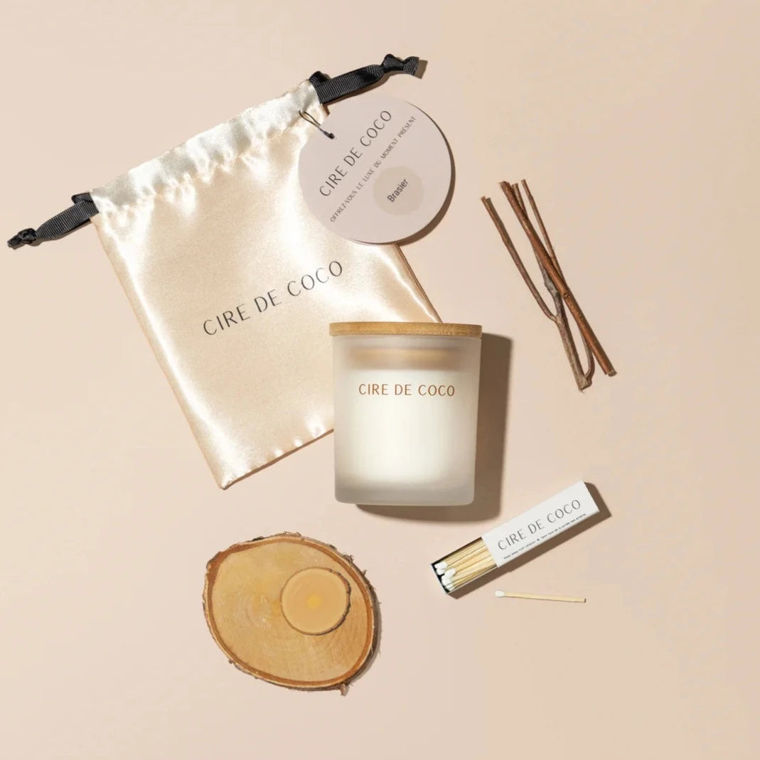 Bougie annonce parrain - Palo santo - Institut MAIA