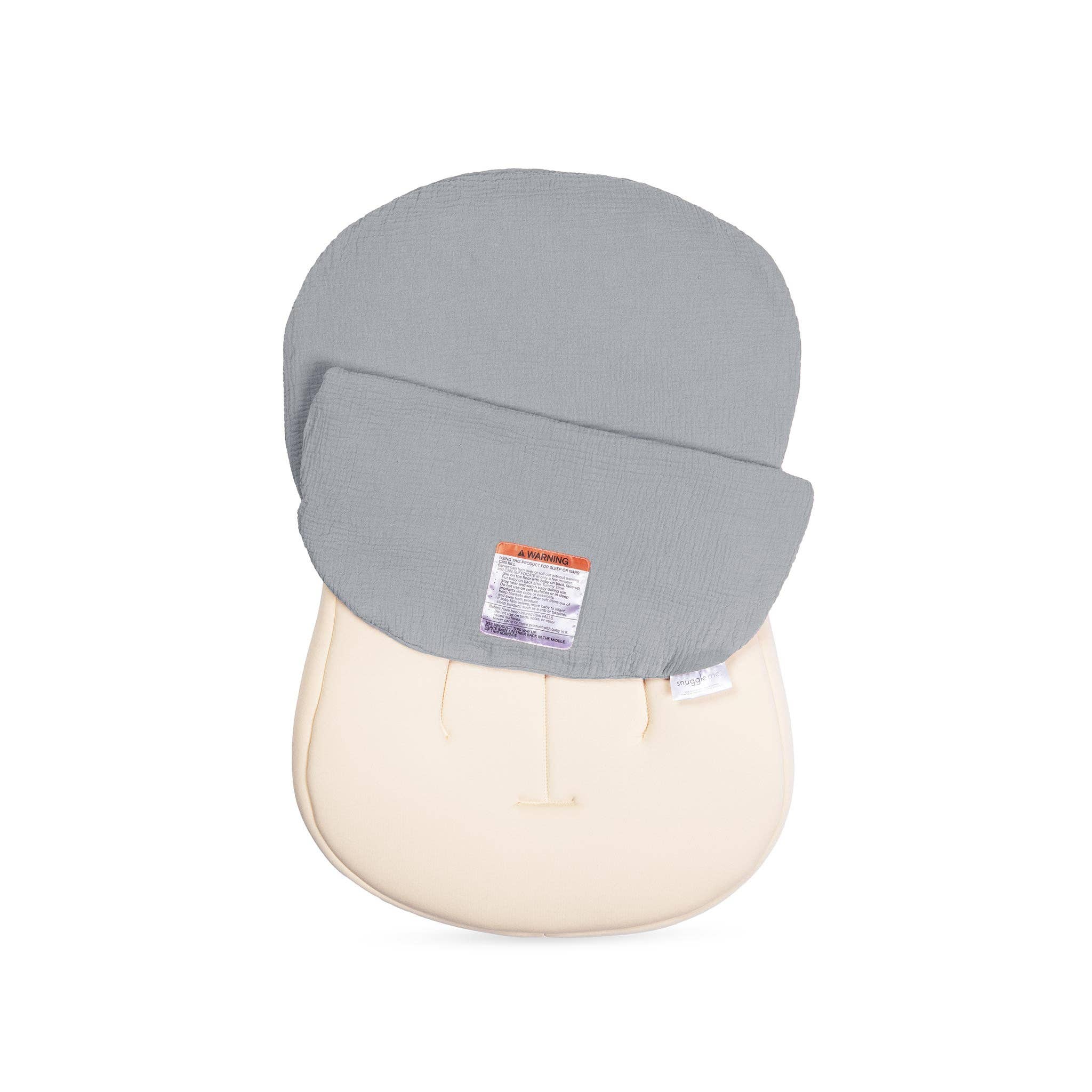 Housse en mousseline pour coussin Snuggle Me Lounger Curve - Pierre - Institut MAIA