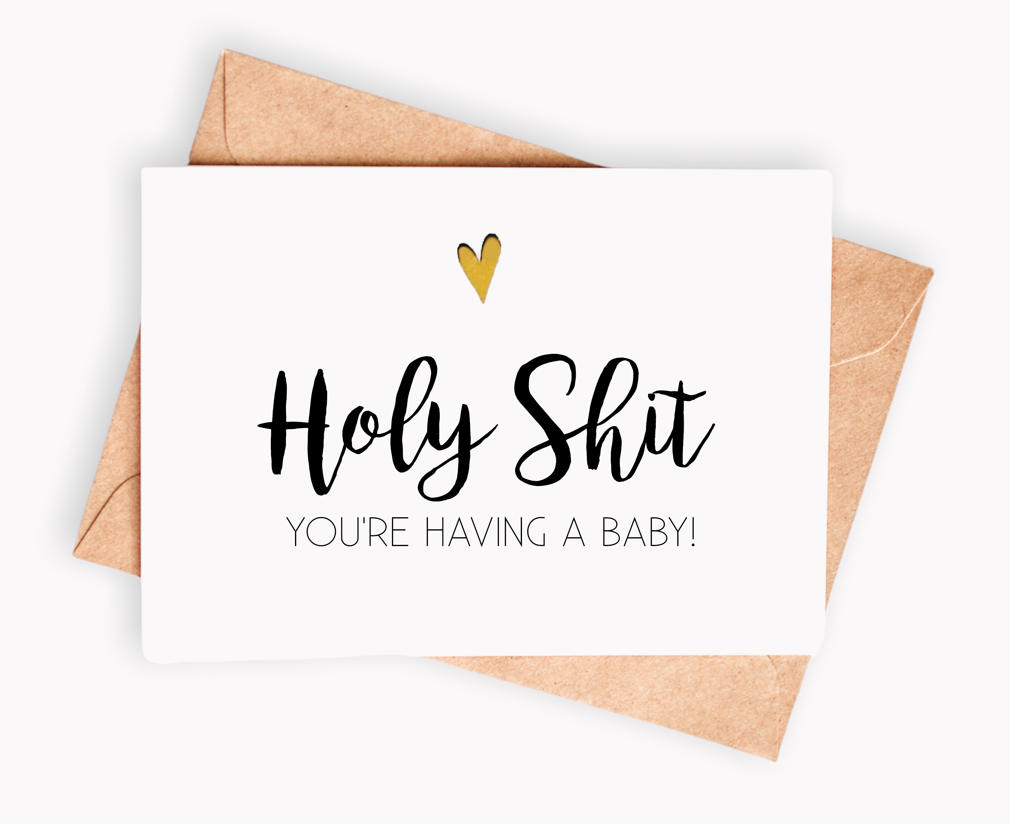 CARTE - HOLY SH*T! YOU'RE HAVING A BABY! - Institut MAIA