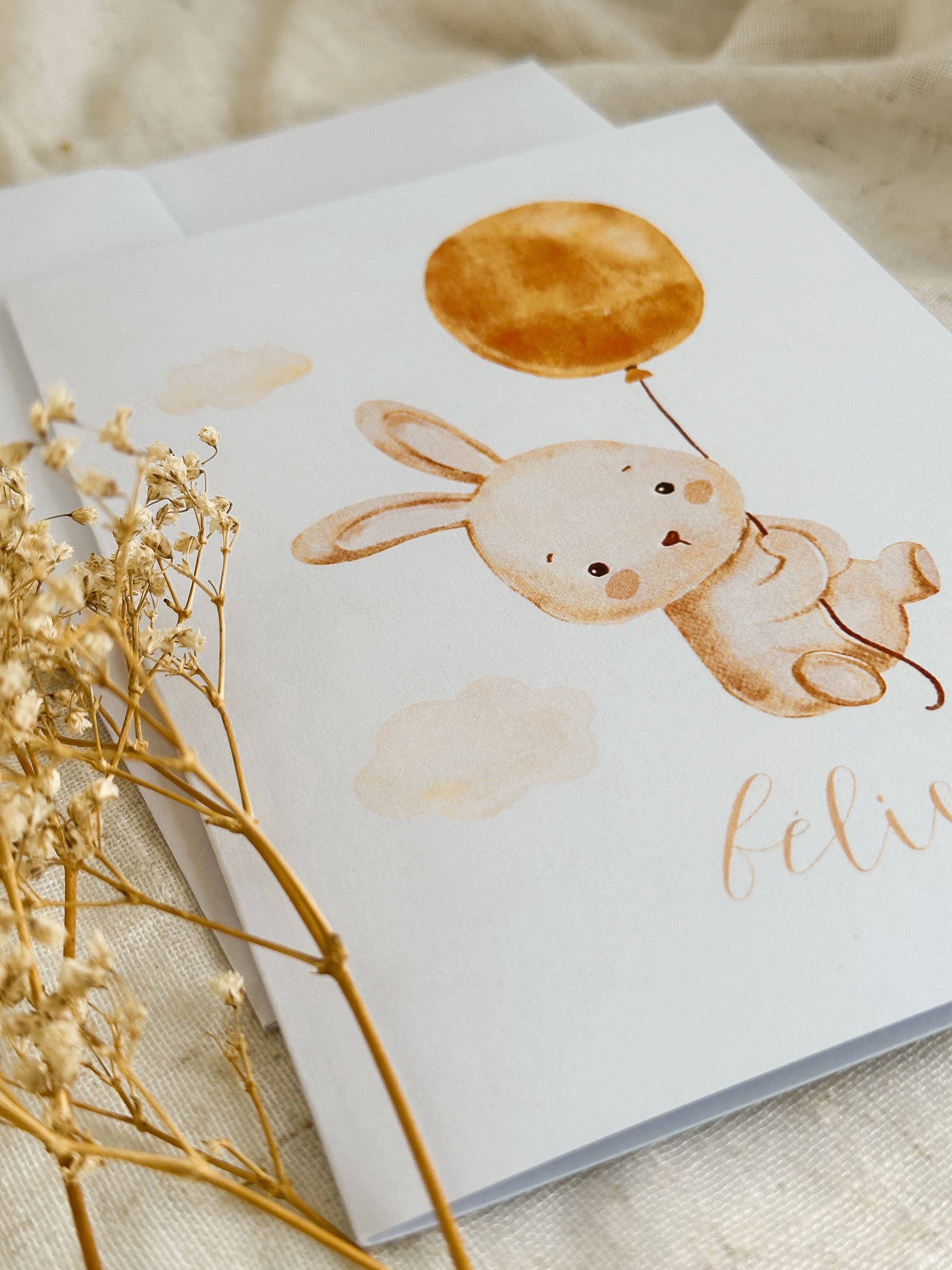 CARTE DE NAISSANCE LAPIN - Institut MAIA