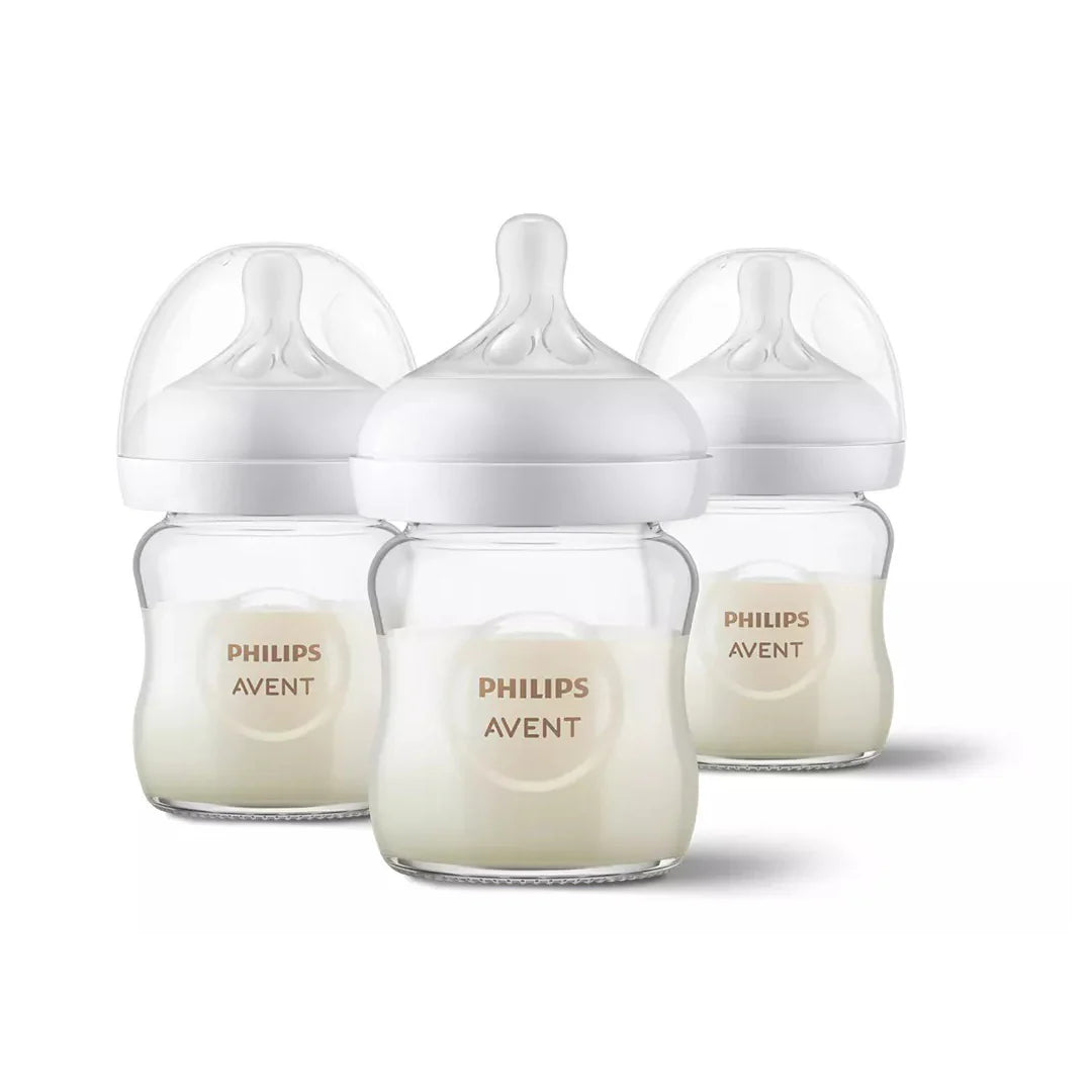 BIBERON EN VERRE NATURAL - 4oz 3pk - Institut MAIA