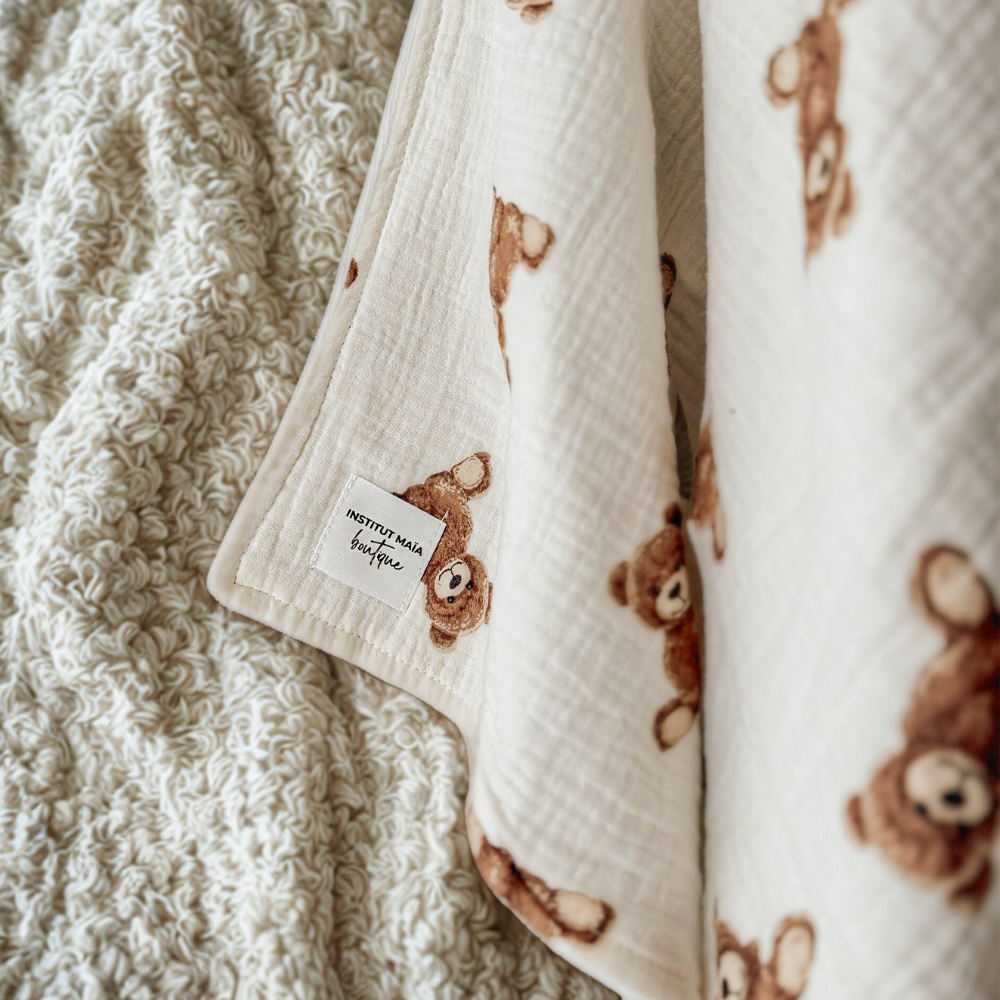 SERVIETTE DE BAIN EN MOUSSELINE MAÏA 2.0 - Institut MAIA