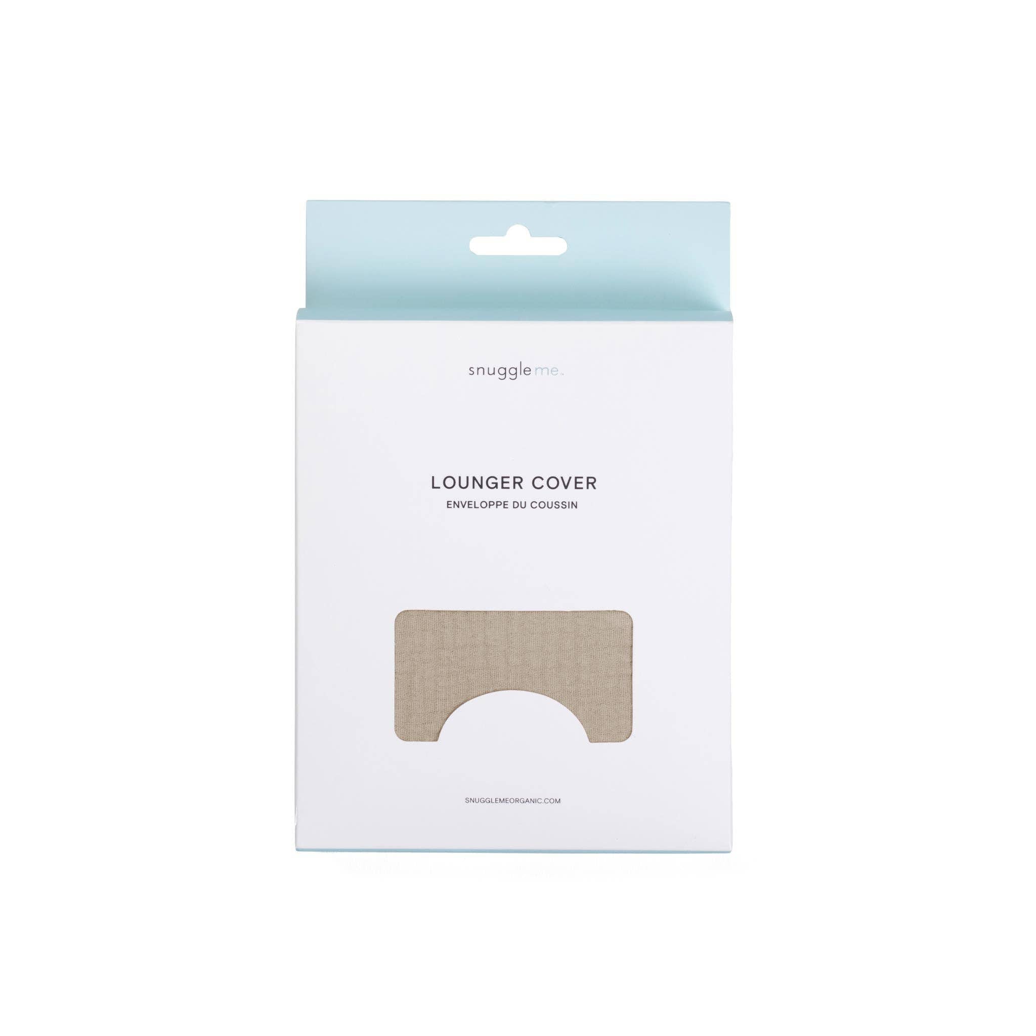 Housse en mousseline pour coussin Snuggle Me Lounger Curve - Bouleau - Institut MAIA